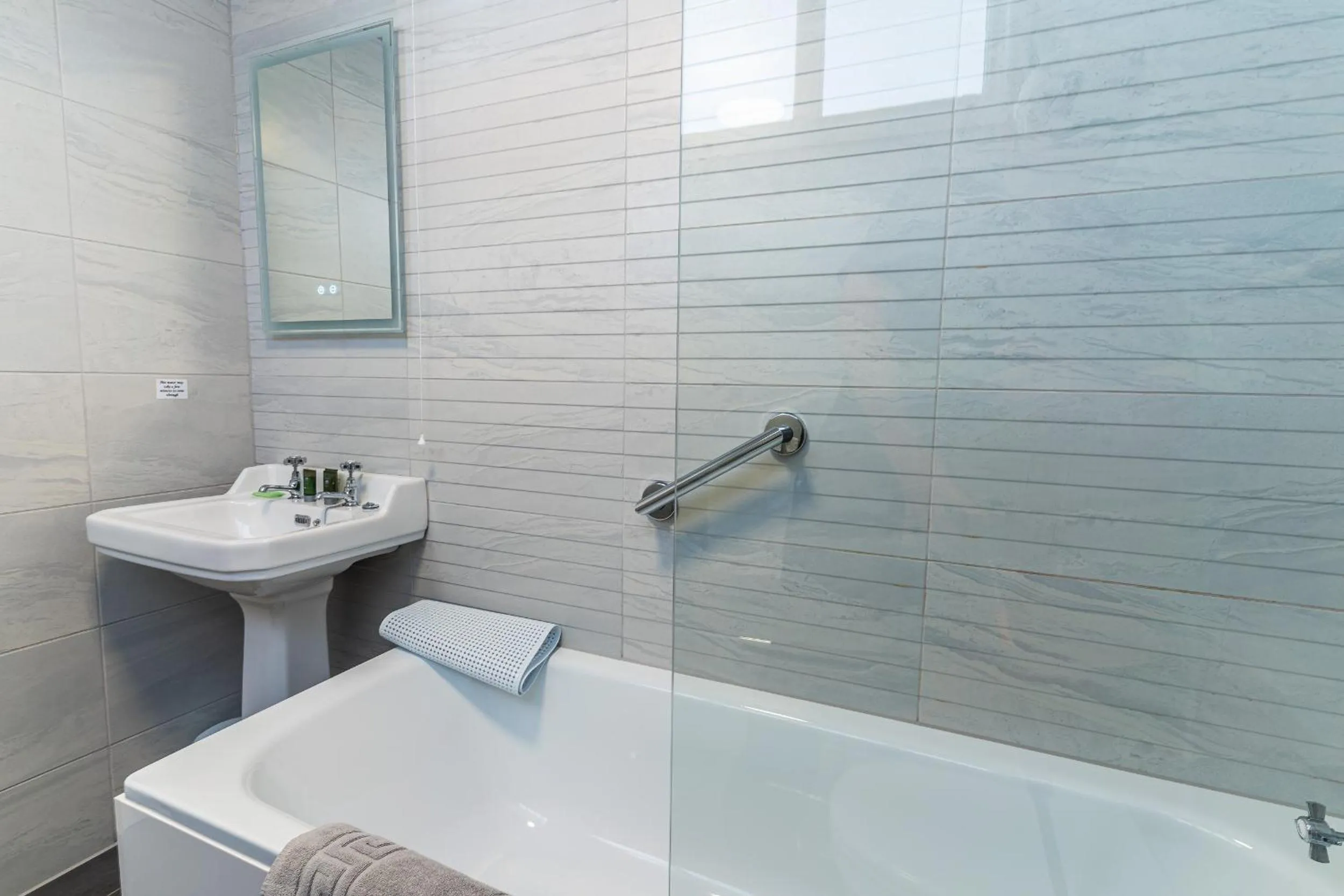 Shower in Rooms at The Highcliffe