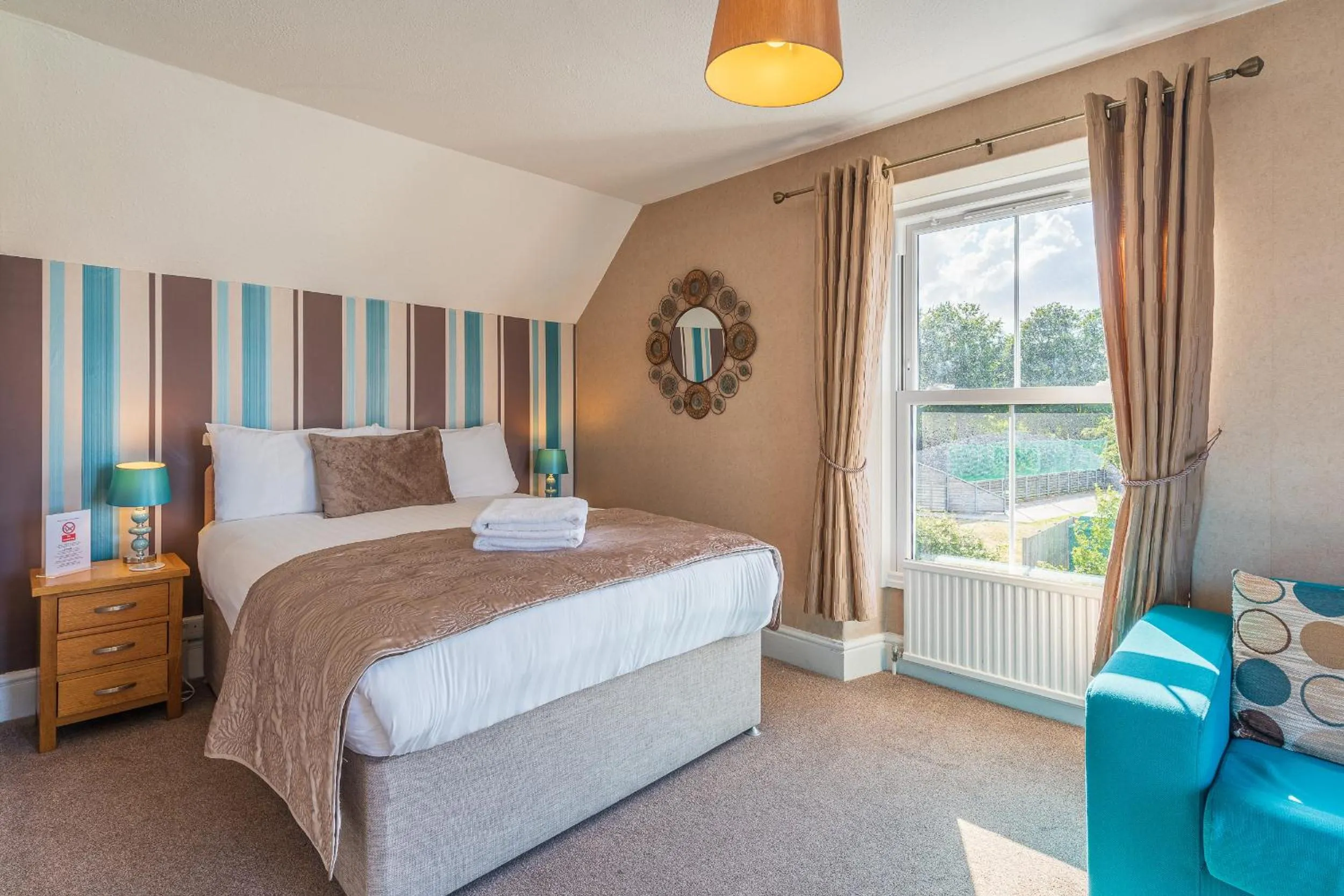 Bed in Rooms at The Highcliffe