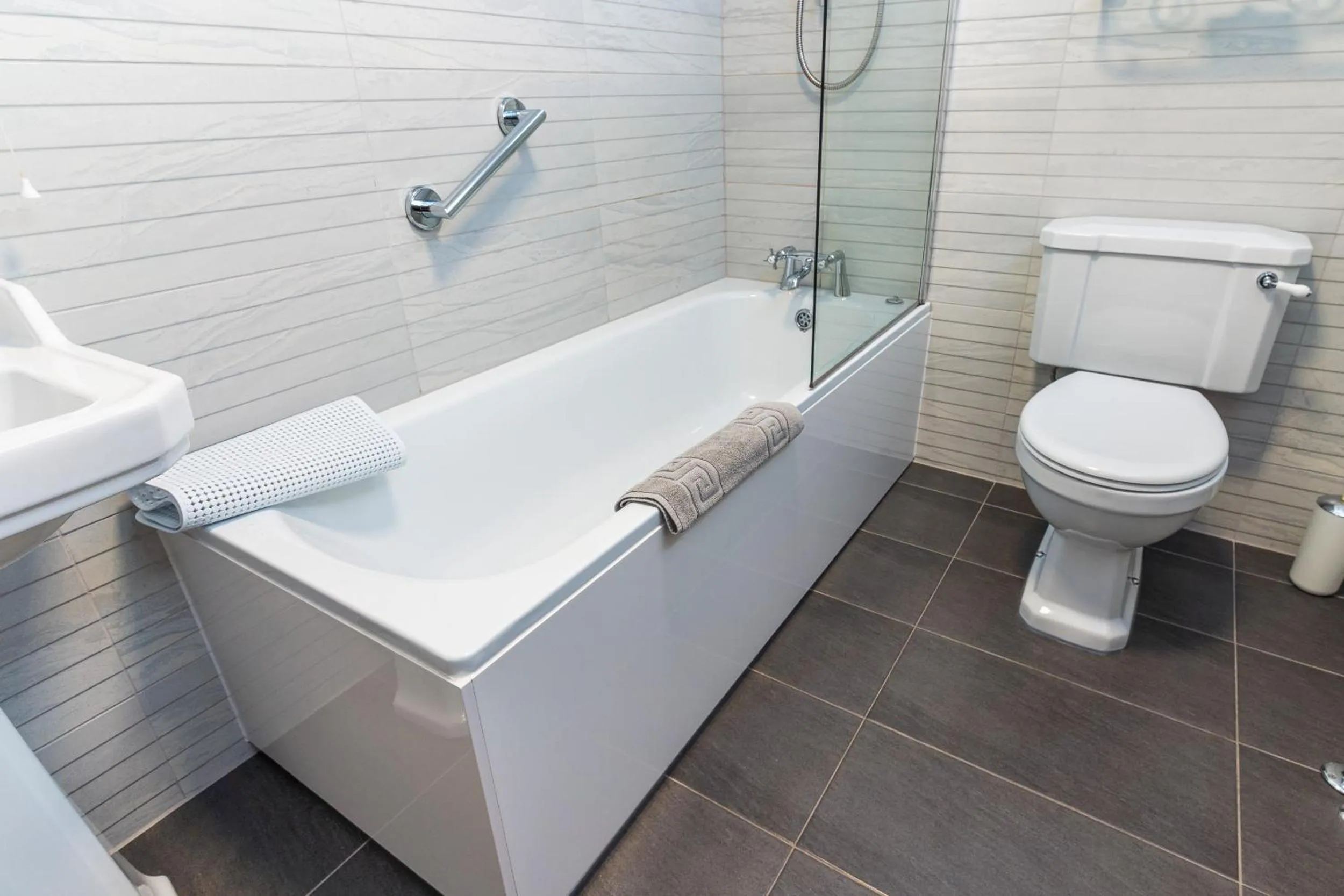 Shower in Rooms at The Highcliffe