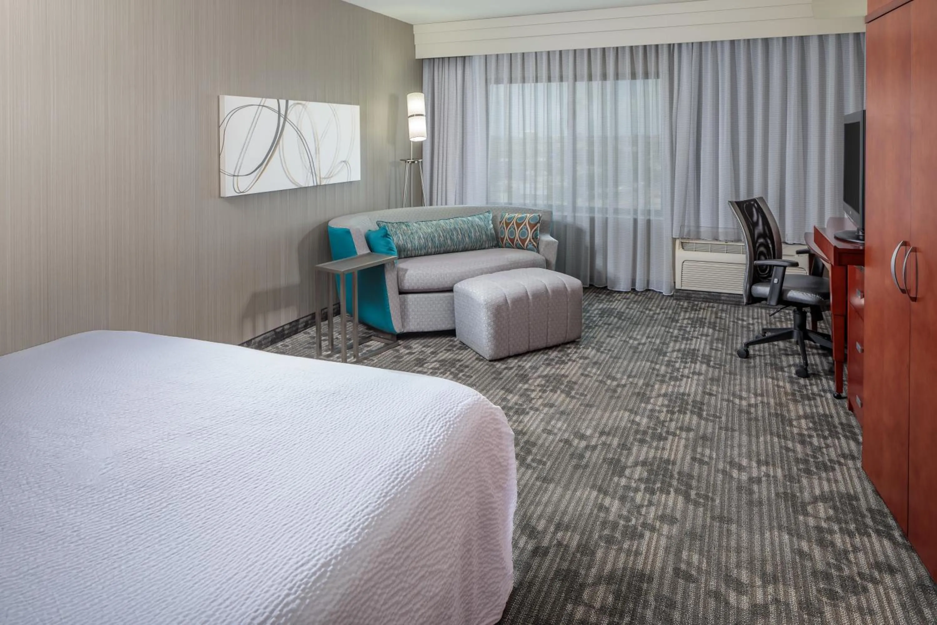 Bed in Courtyard by Marriott Houston Medical Center/NRG Park