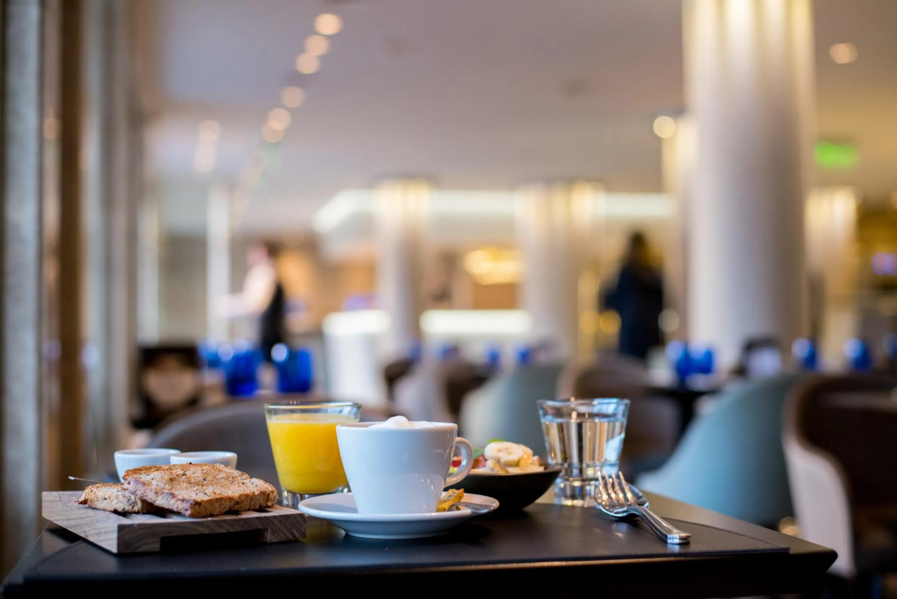 Continental breakfast in Windsor Hotel