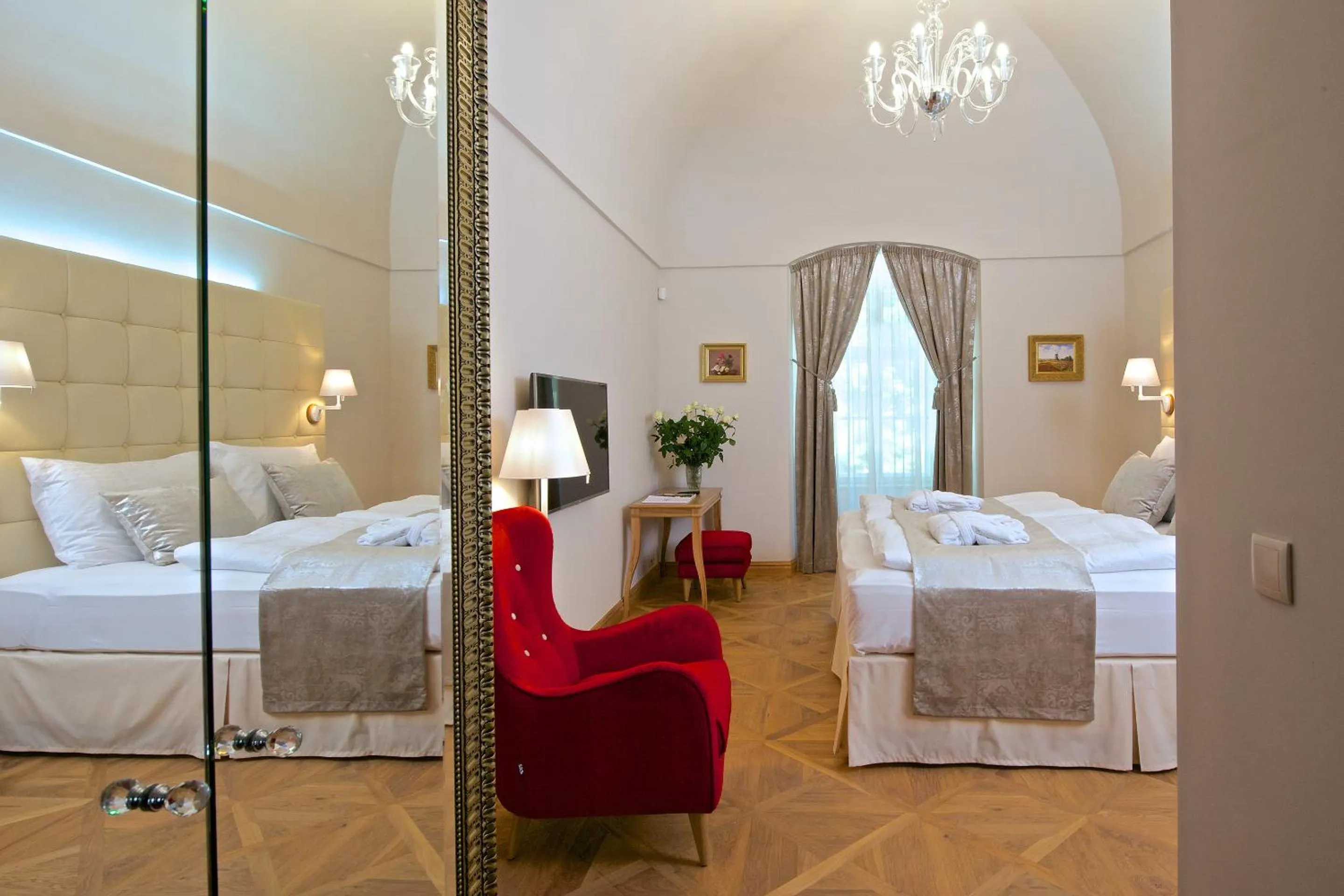 Bedroom, Bed in Zámek Ratměřice - Hotel & Resort