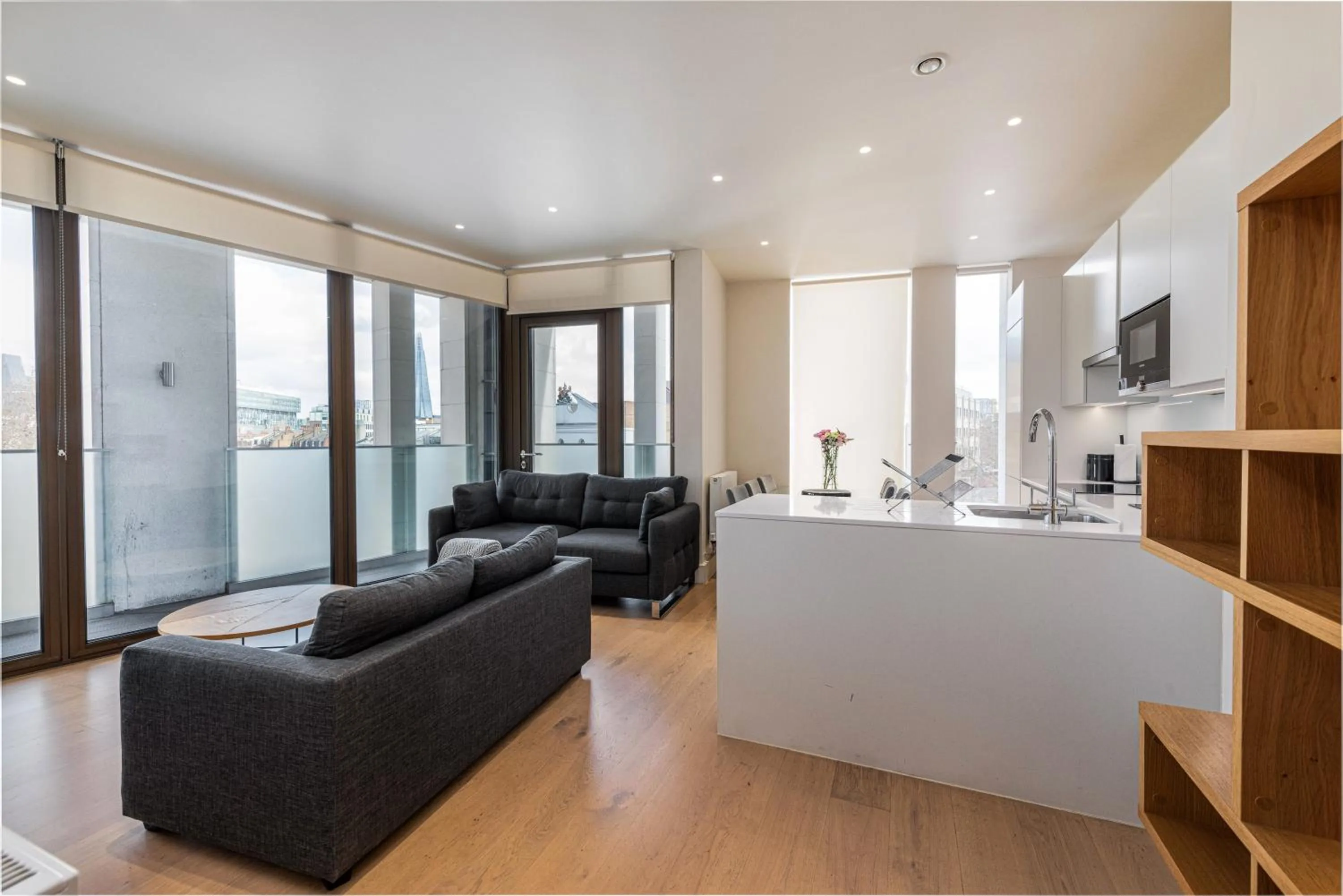 Living room in StayLux Waterloo