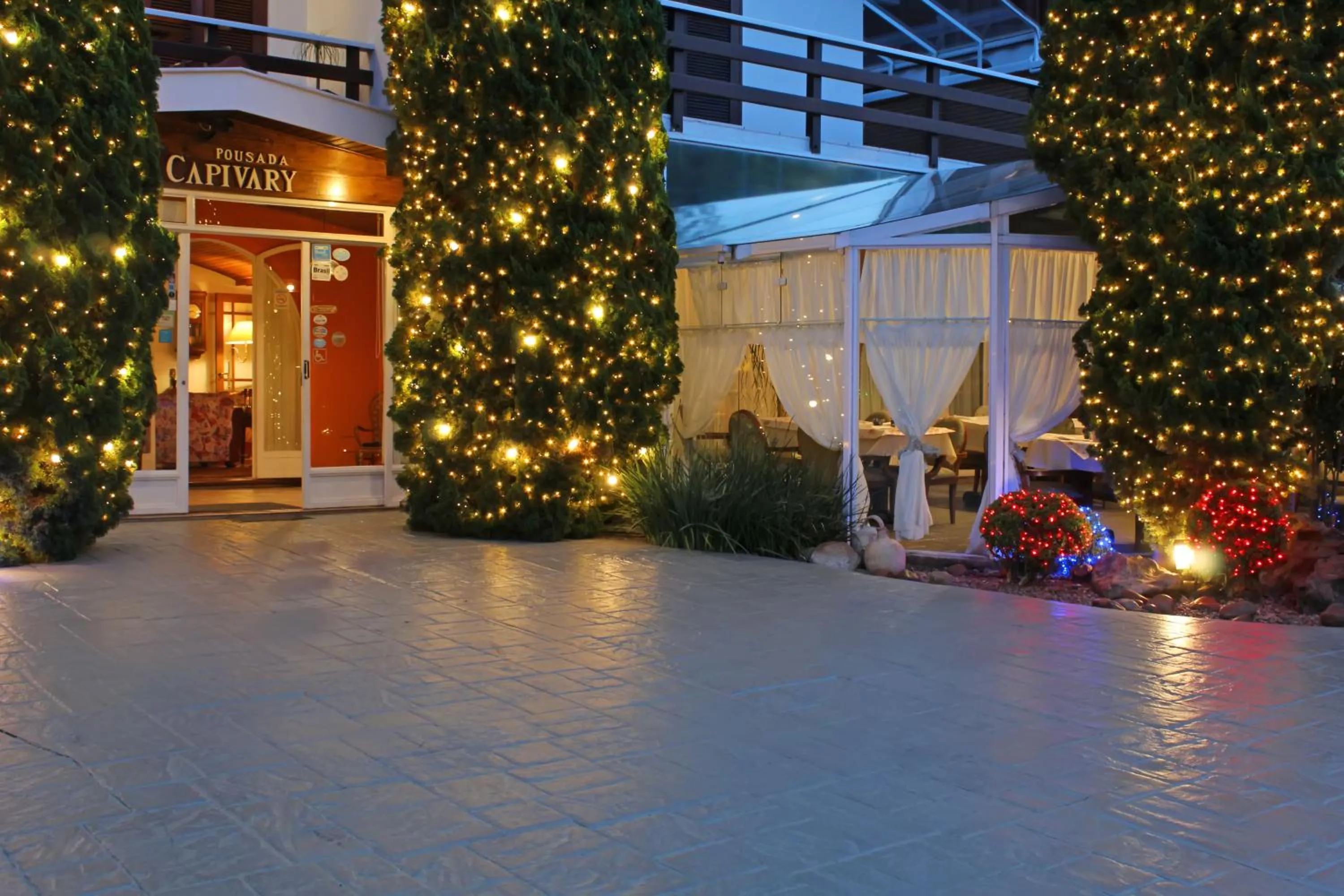 Garden view in Pousada Villa Capivary Campos do Jordão