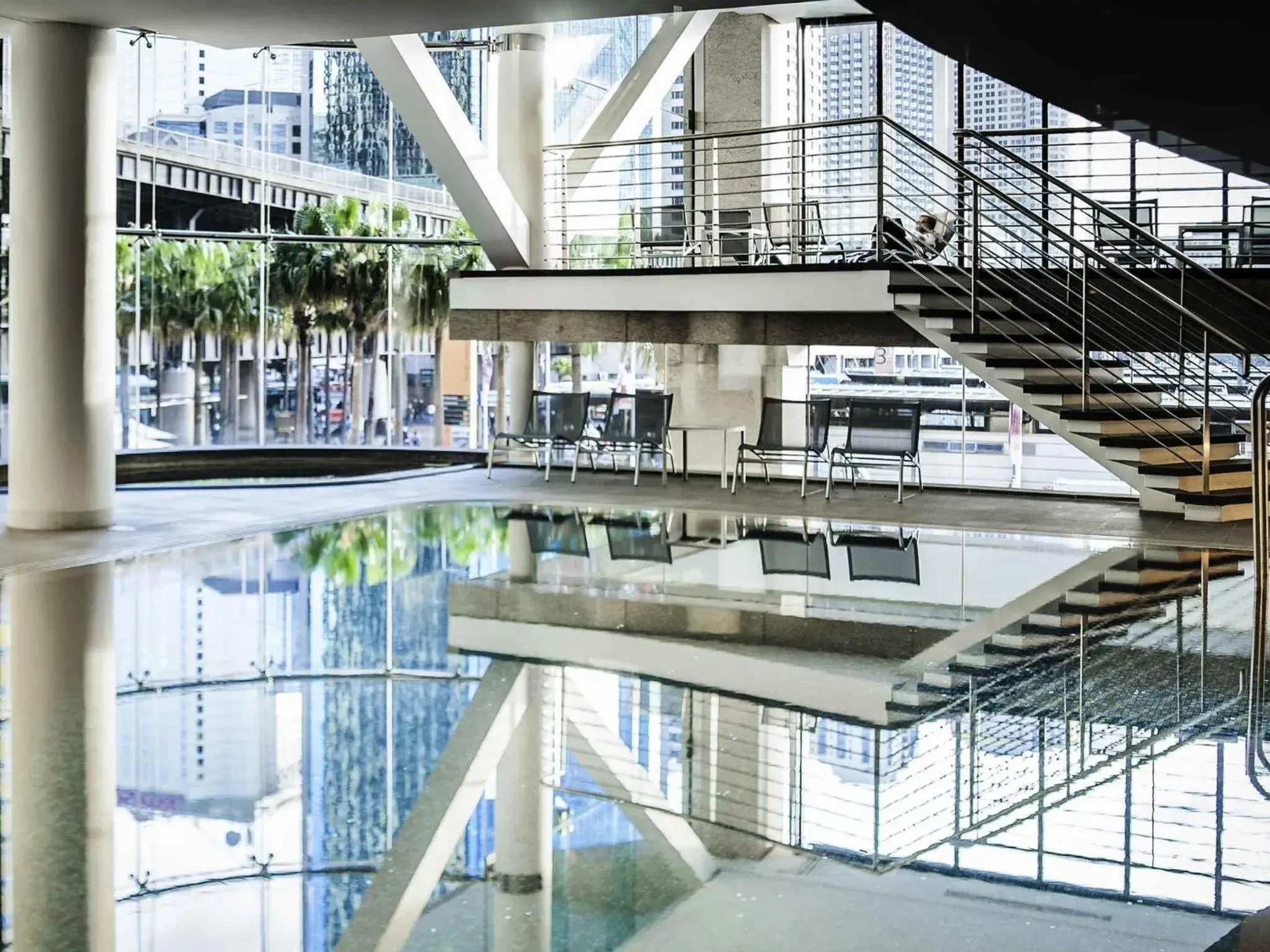 Pool view in Pullman Quay Grand Sydney Harbour Pool view in Pullman Quay Grand Sydney Harbour