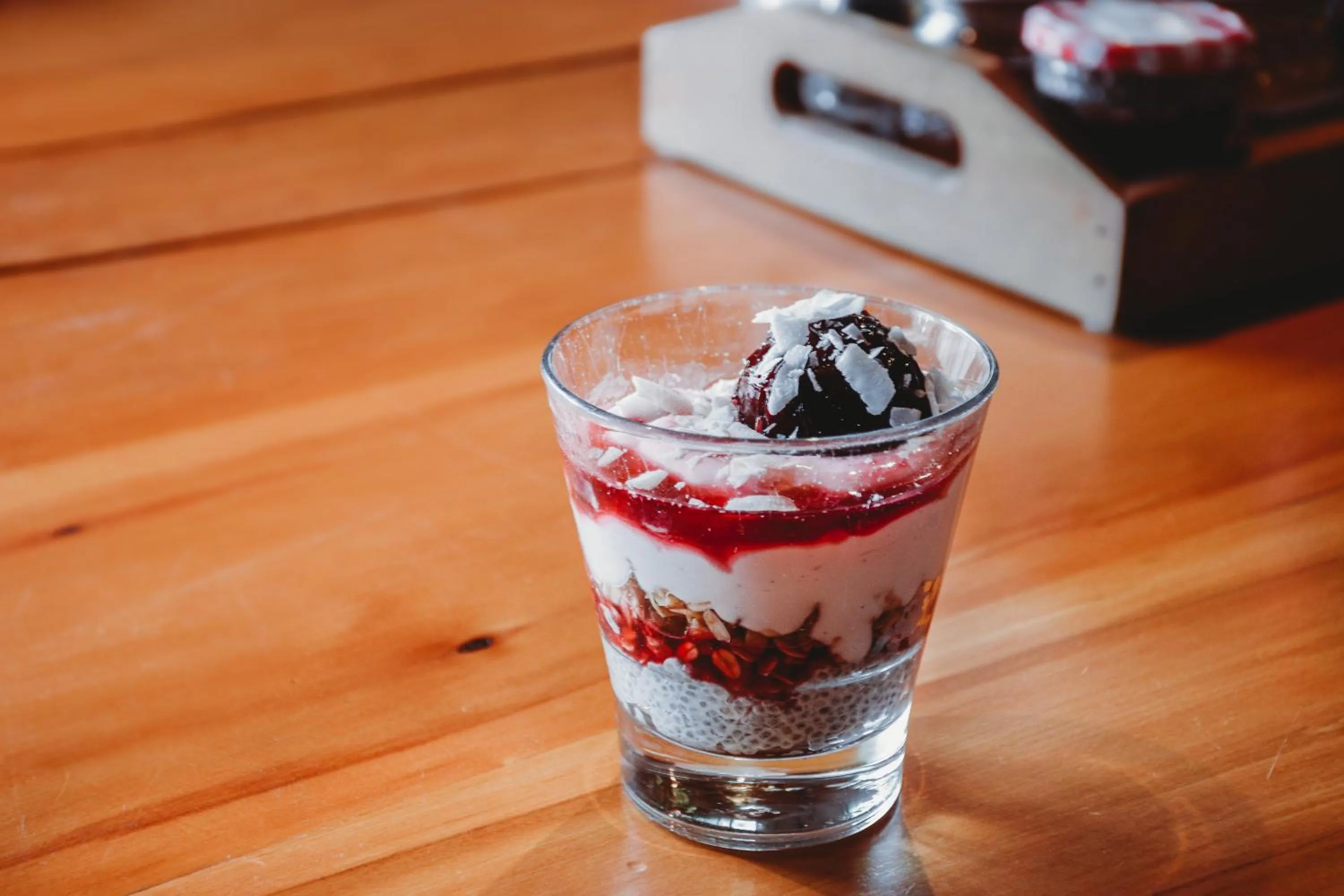 Food close-up in Te Wanaka Lodge