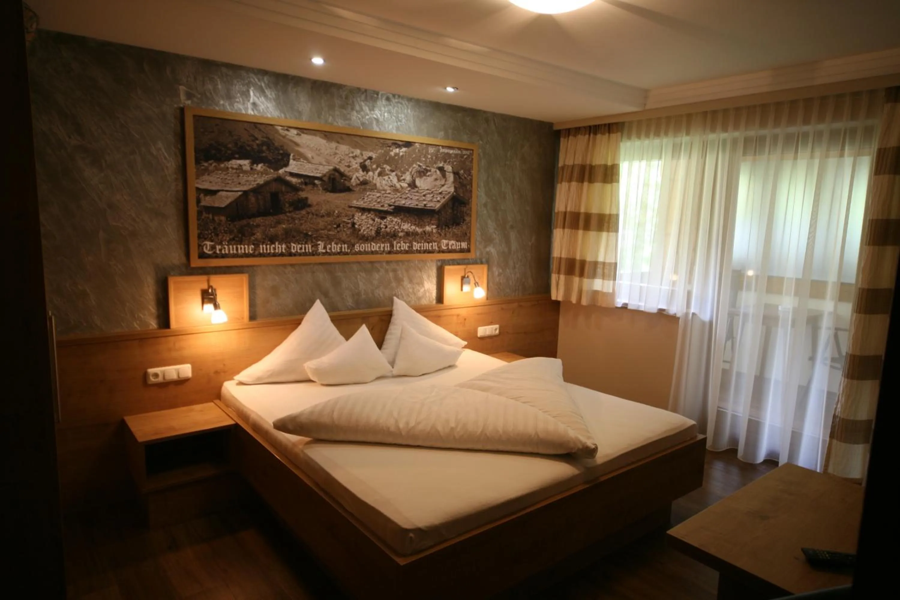 Bed in Frühstückshotel Margret