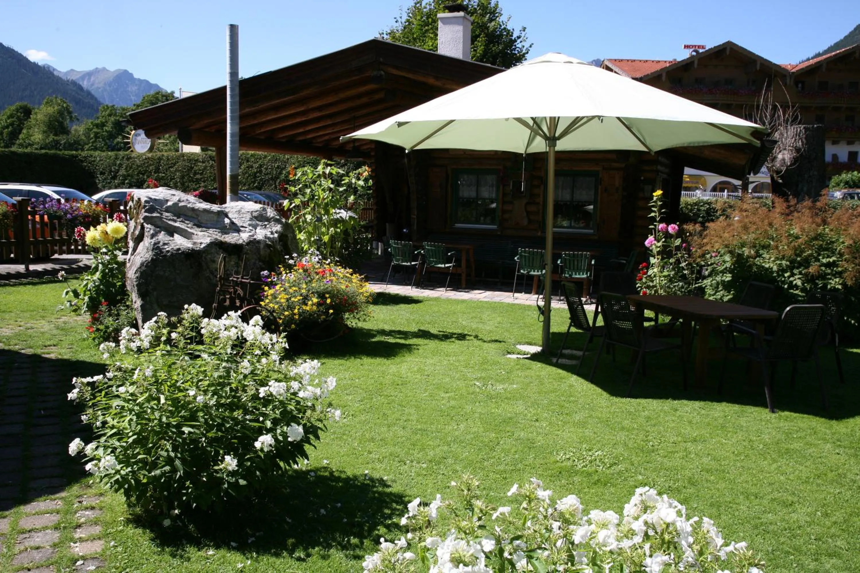 Garden in Frühstückshotel Margret