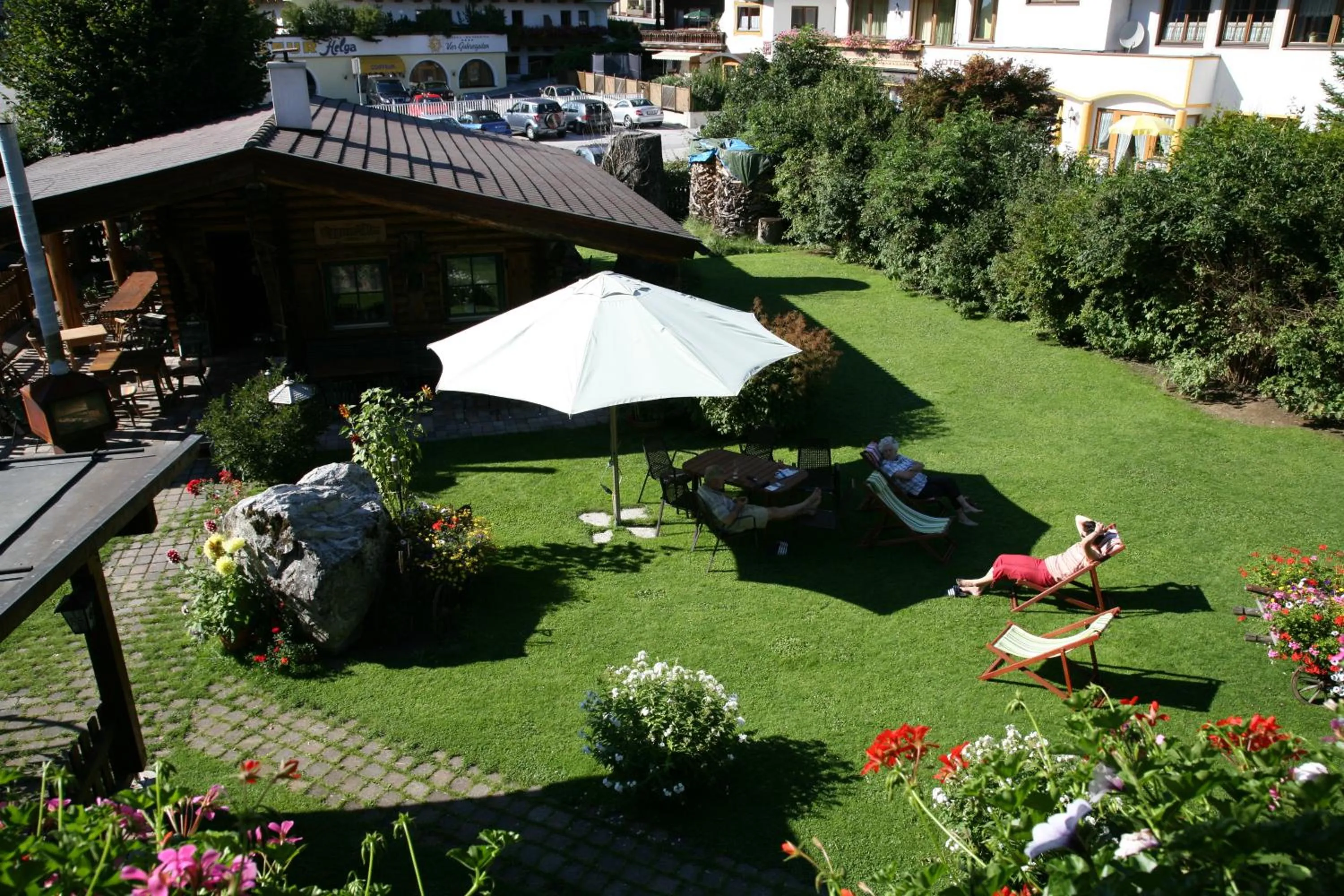 Garden in Frühstückshotel Margret