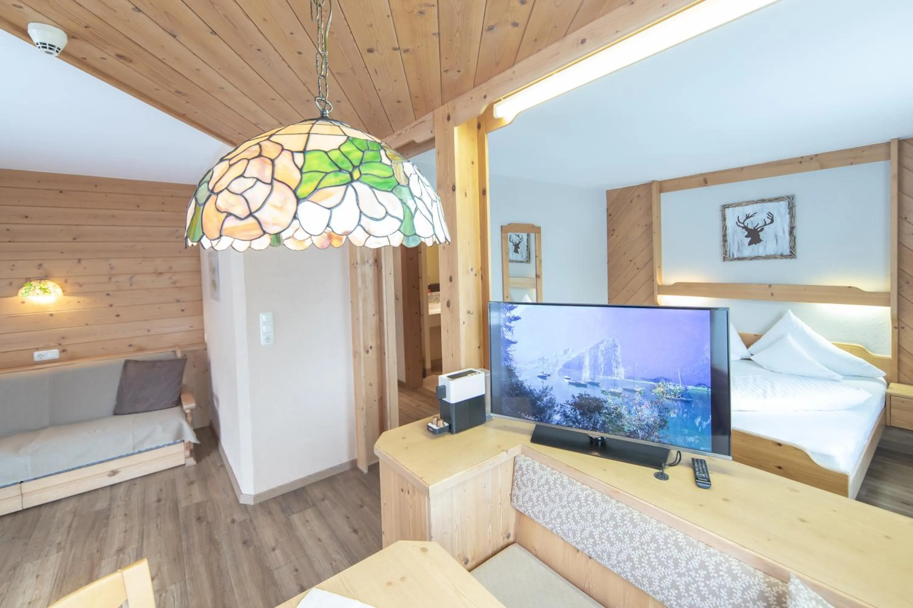 Bed in Frühstückshotel Margret