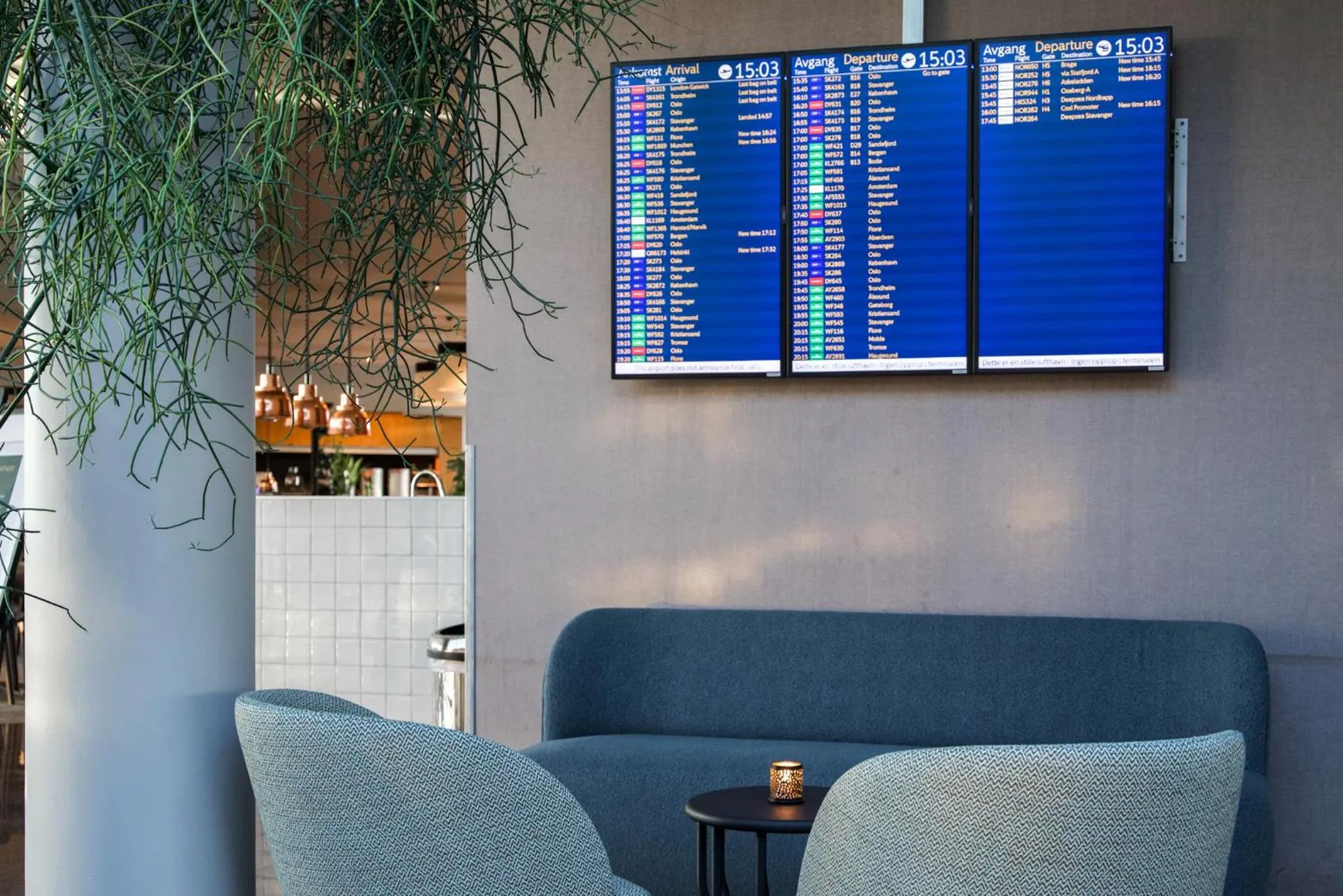 Living room in Clarion Hotel Bergen Airport