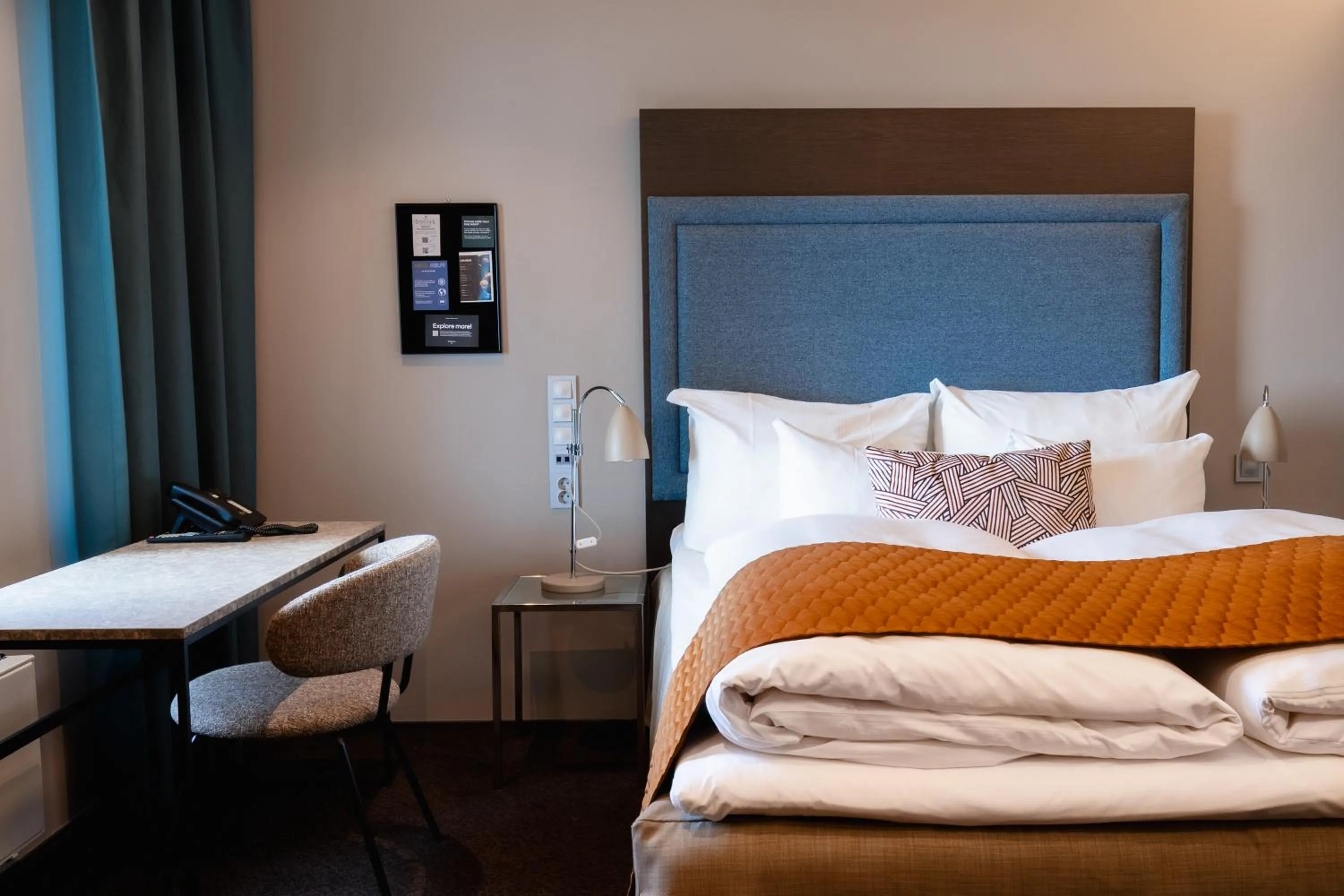 Bed in Clarion Hotel Bergen Airport