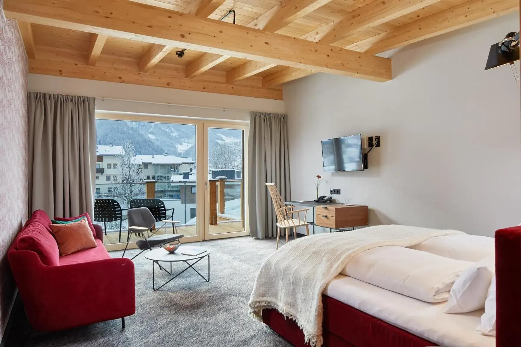 Junior Suite with Balcony - single occupancy in HUBER's Boutiquehotel Junior Suite with Balcony - single occupancy in HUBER's Boutiquehotel