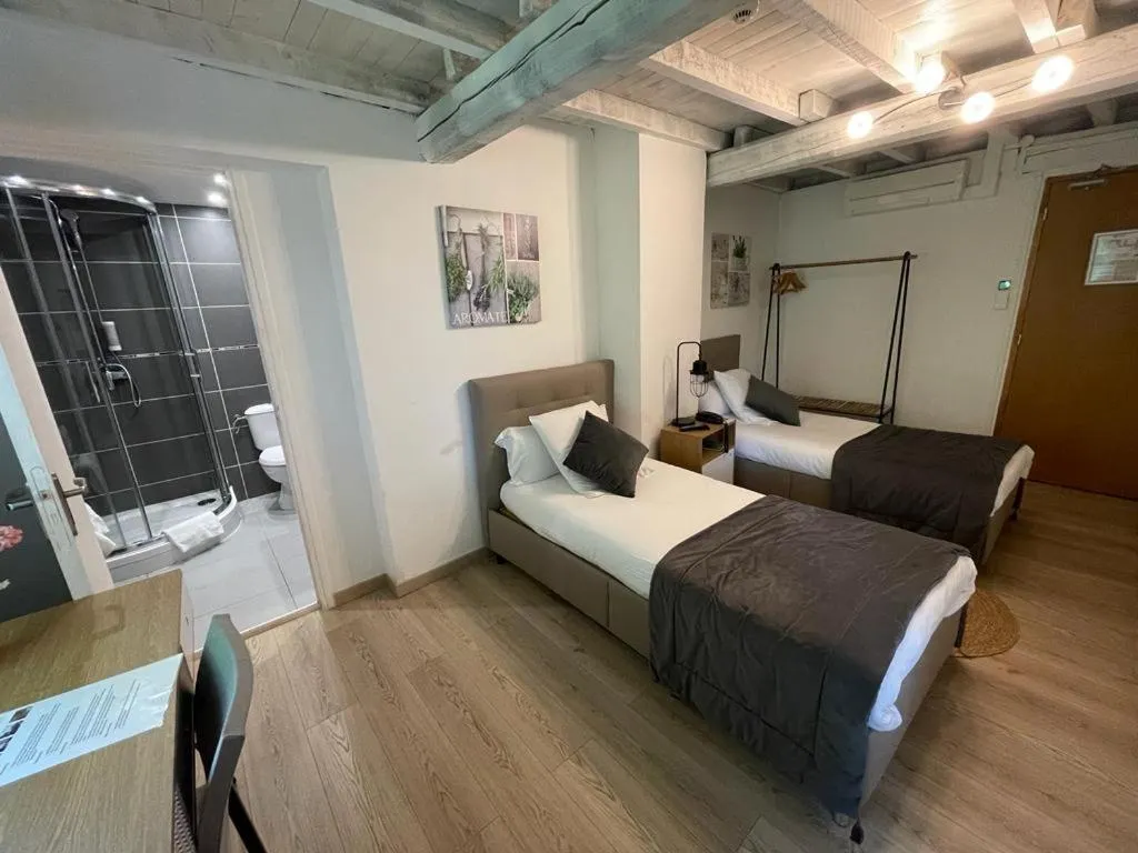 Photo of the whole room, Bed in Hotel Mas De Galoffre