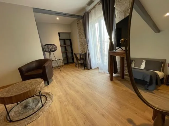 Seating area in Hotel Mas De Galoffre