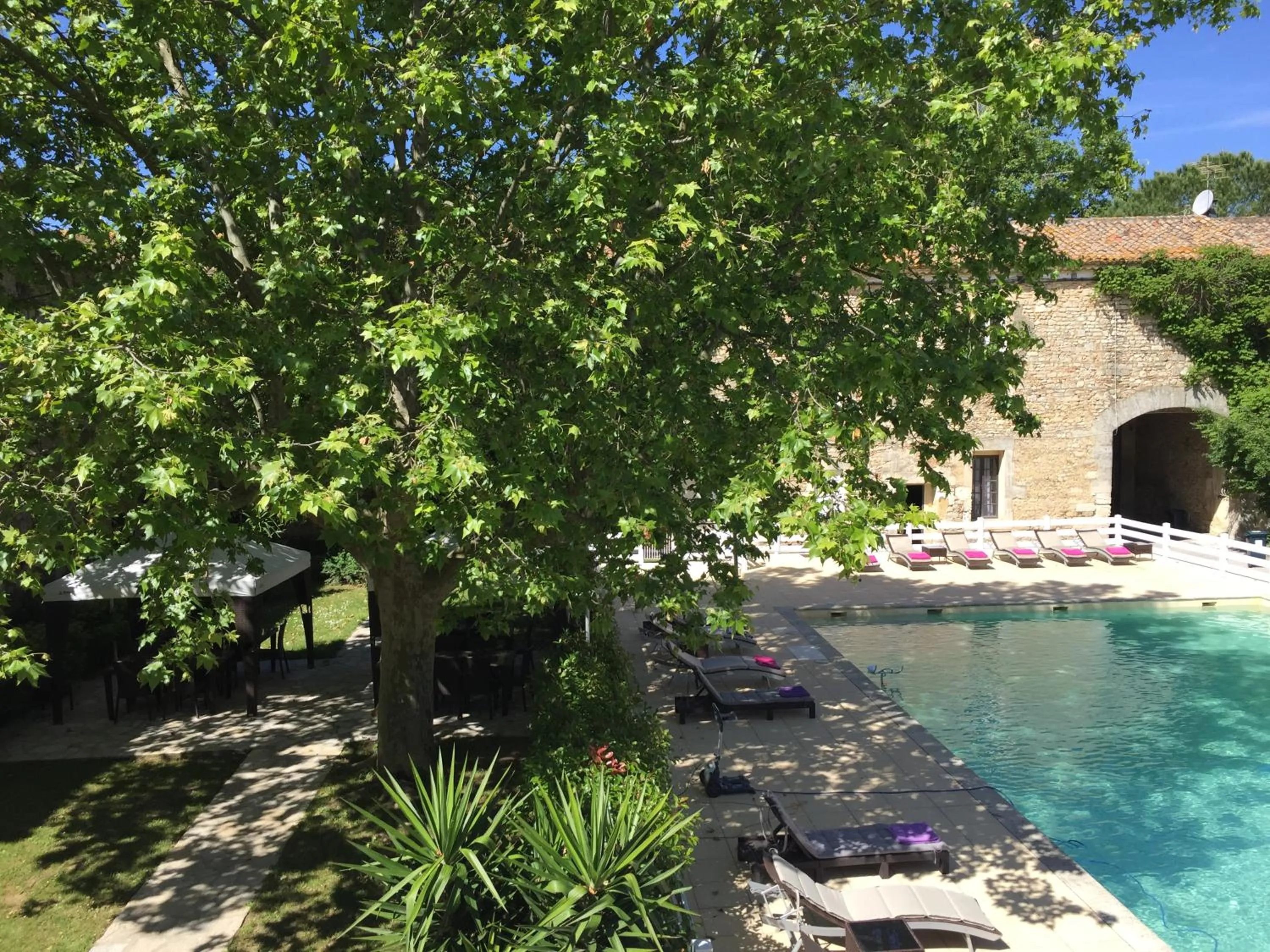Garden view in Hotel Mas De Galoffre