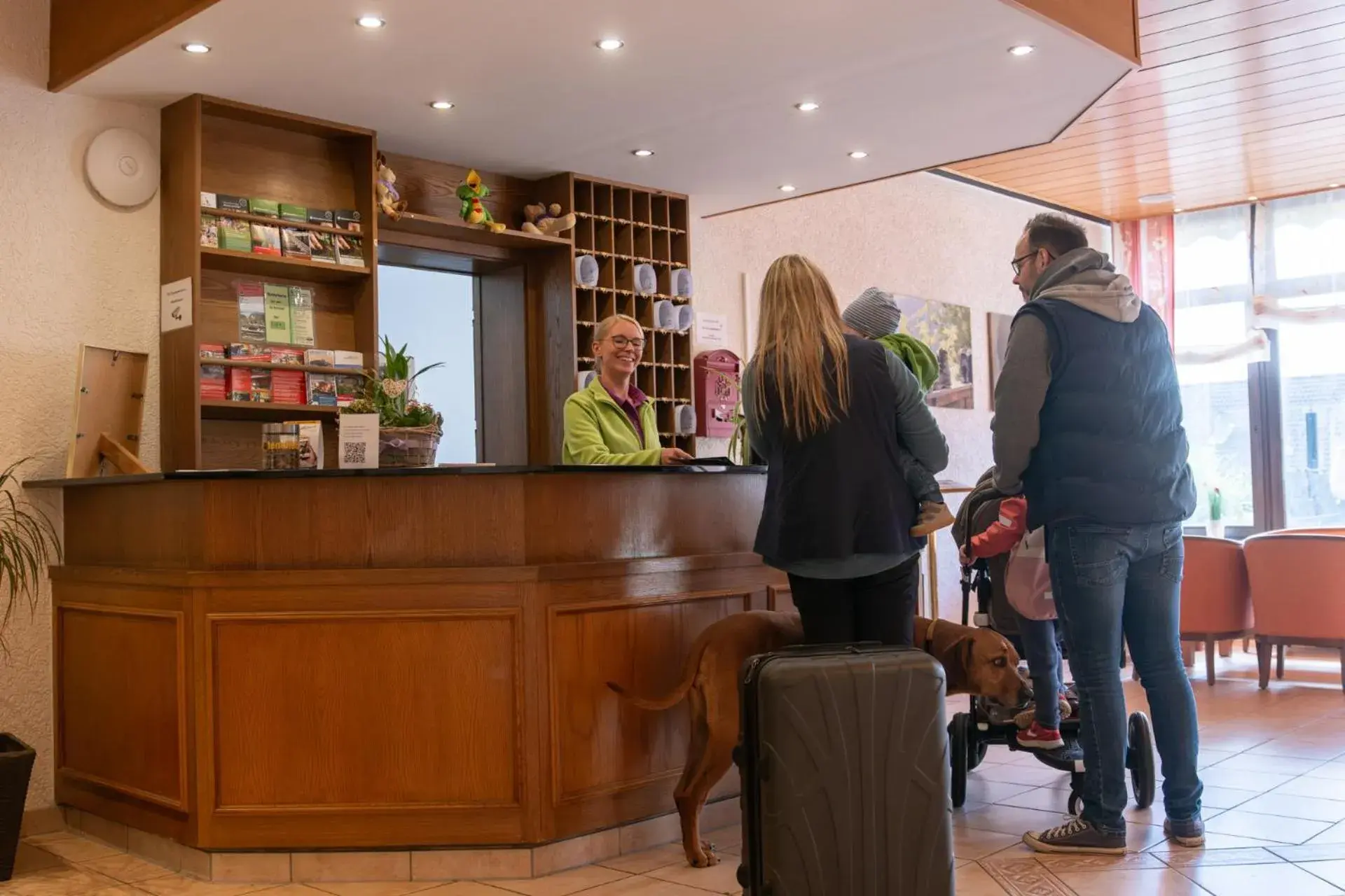 Lobby or reception in Der Wolfshof - Dein Zuhause im Harz Lobby or reception in Der Wolfshof - Dein Zuhause im Harz