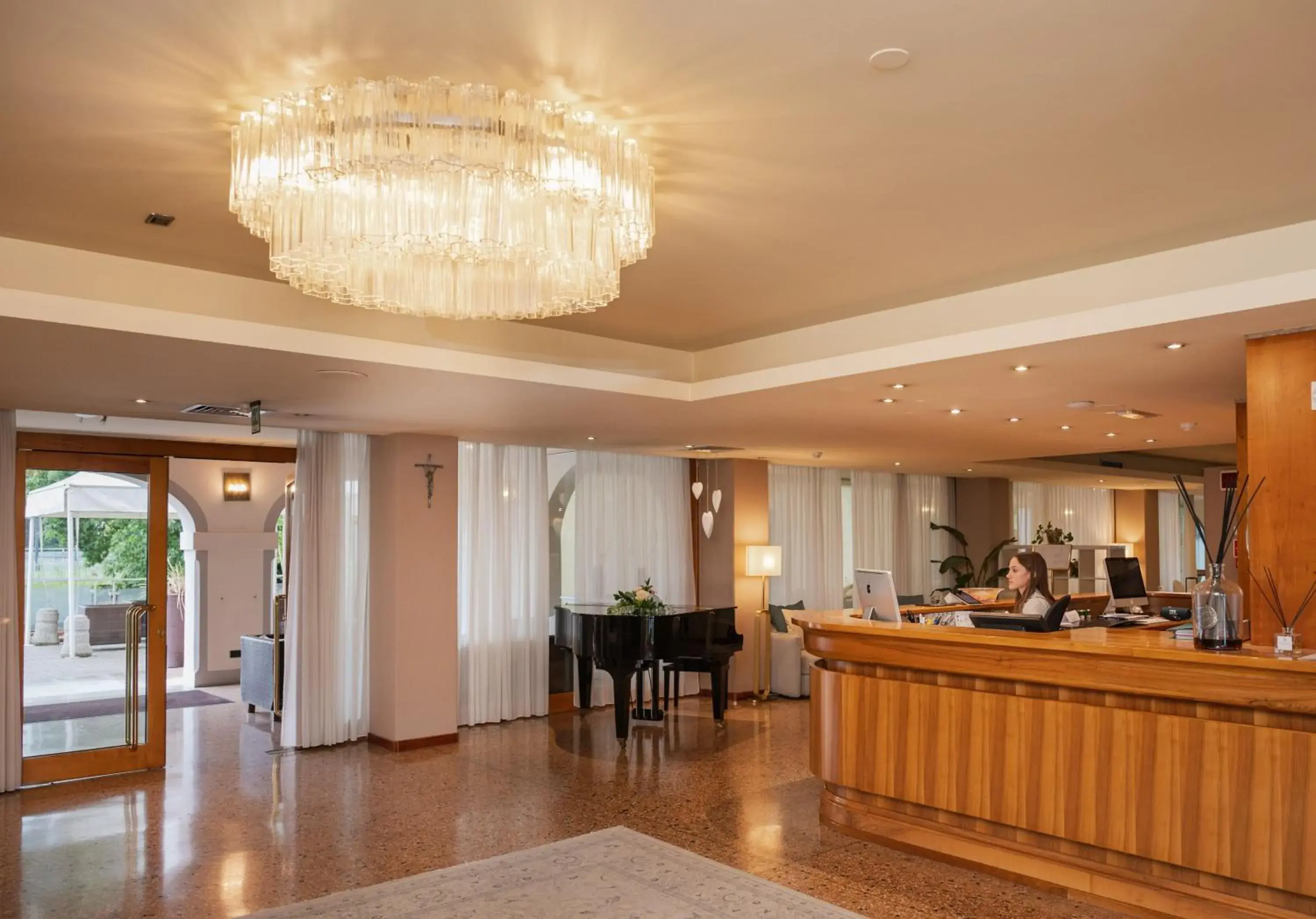 Lobby or reception in Hotel Ristorante Fior Lobby or reception in Hotel Ristorante Fior
