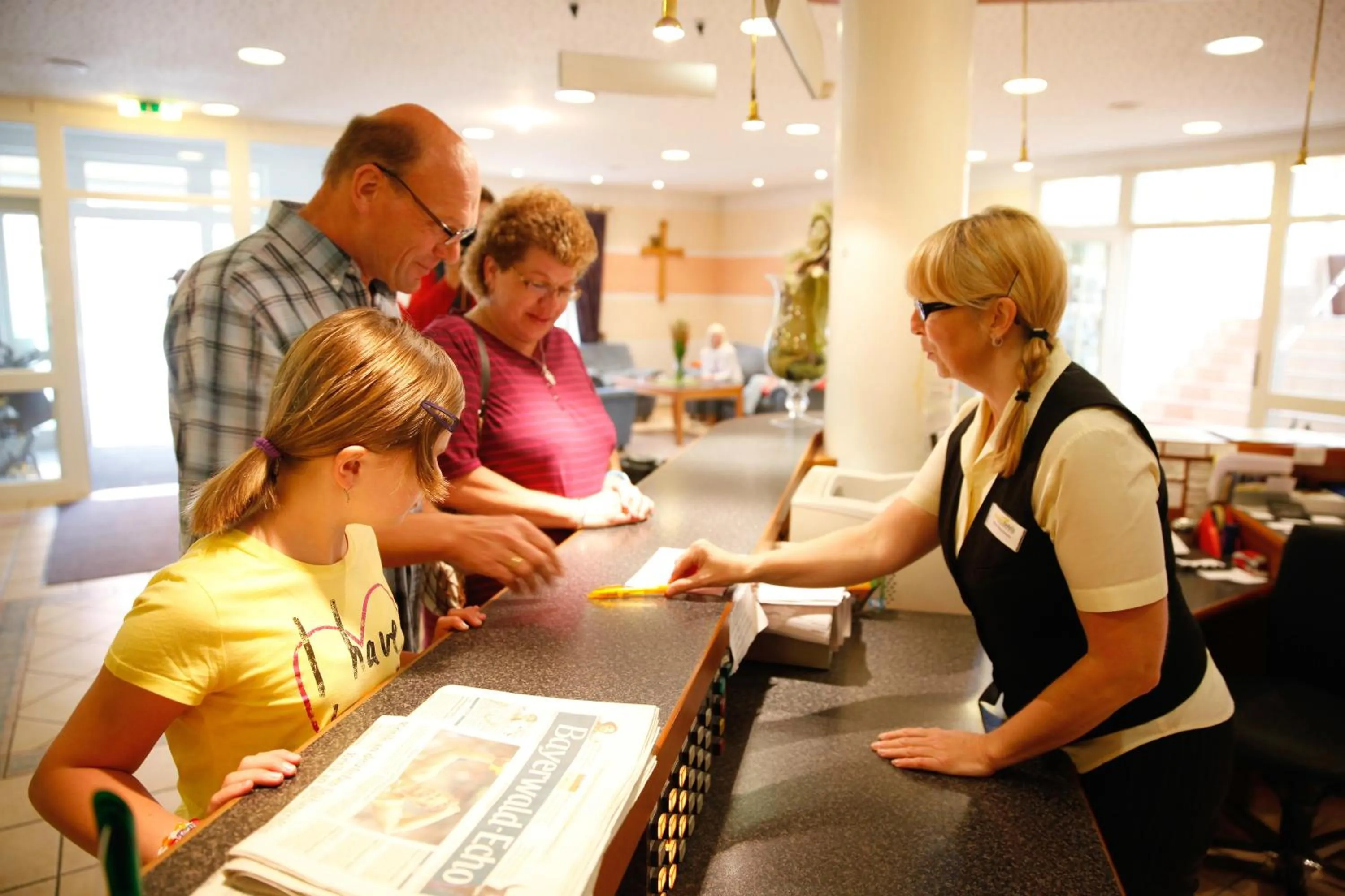 Family in Sonnenhotel Bayerischer Hof - All Inklusive