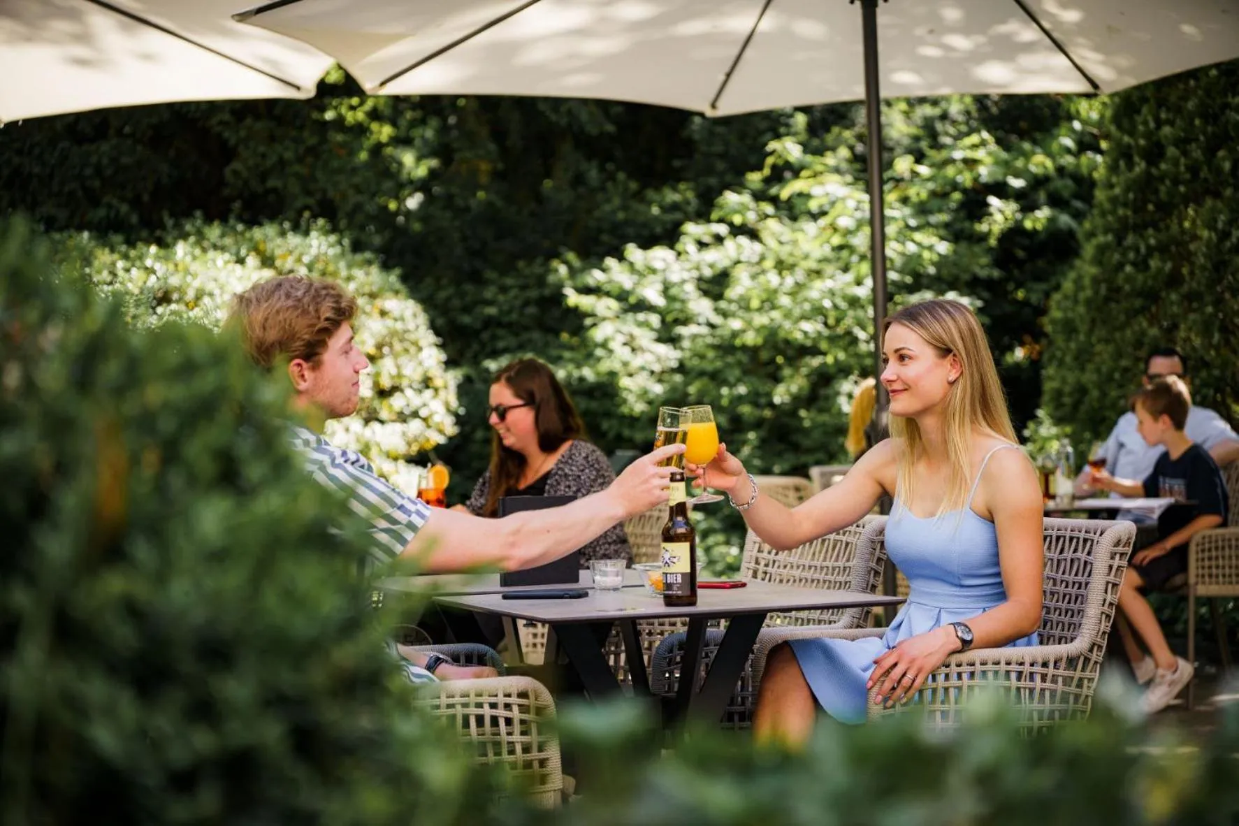 Patio in Hotel Wettstein
