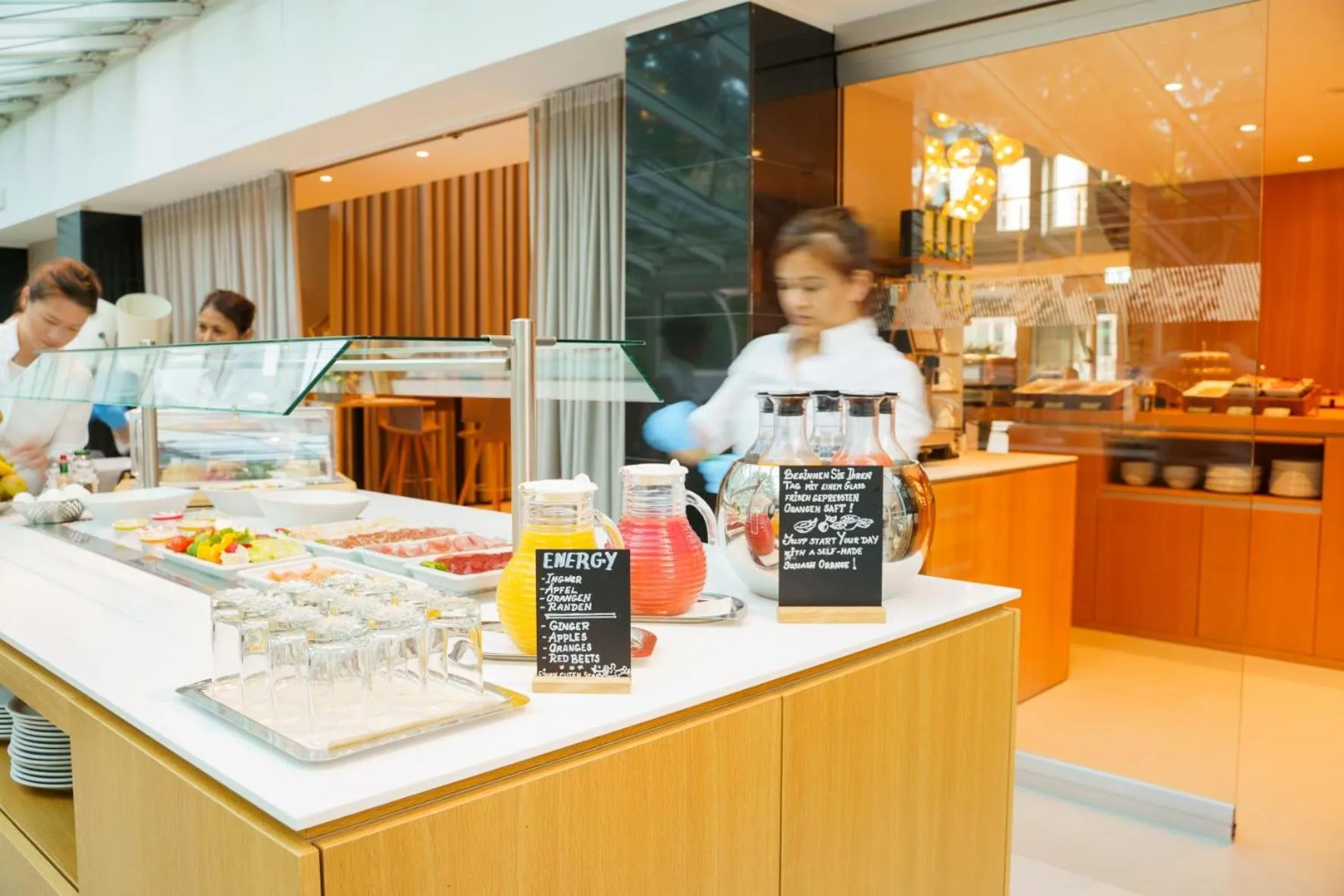 Buffet breakfast in Hotel Wettstein