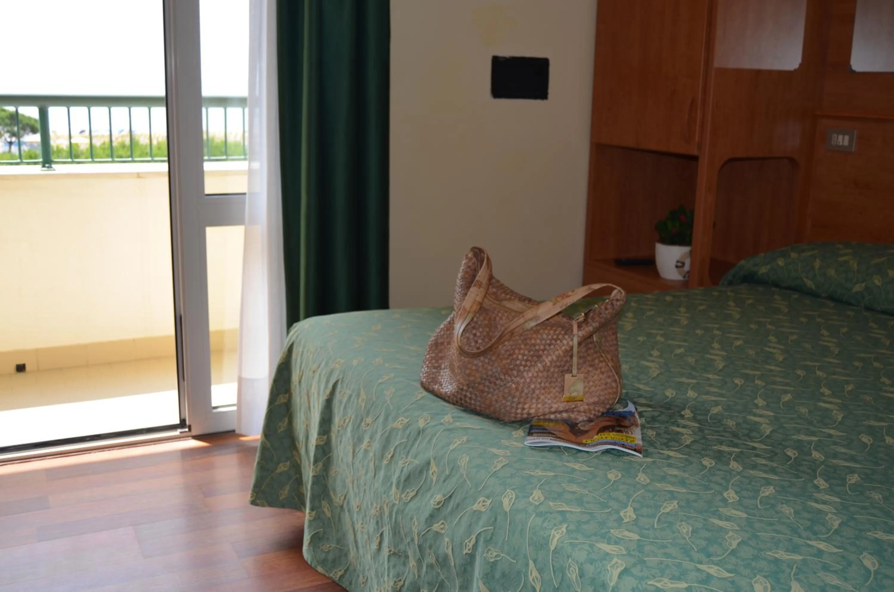 Balcony/Terrace, Bed in Park Hotel Perù ***S