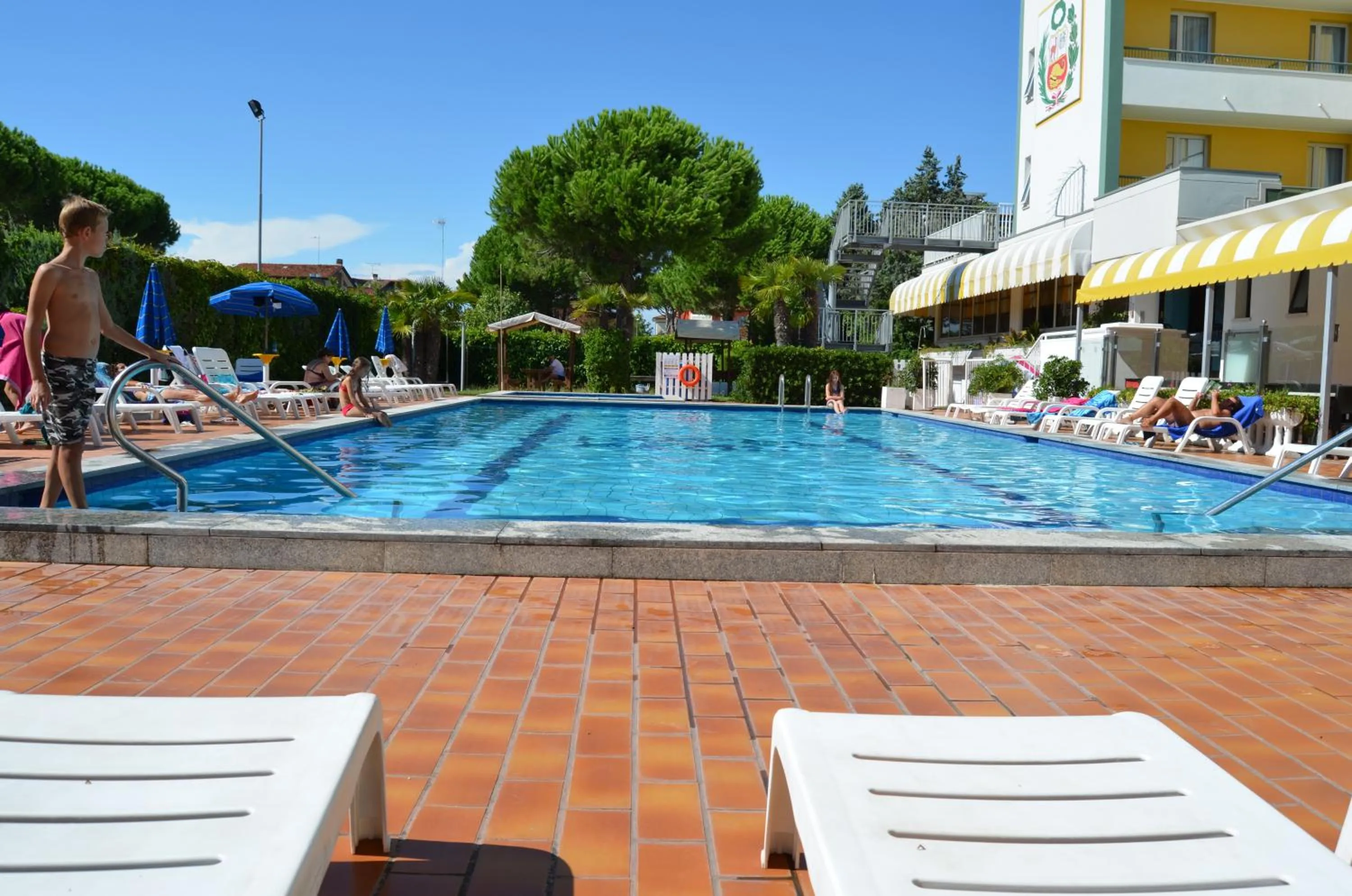 Swimming pool in Park Hotel Perù ***S