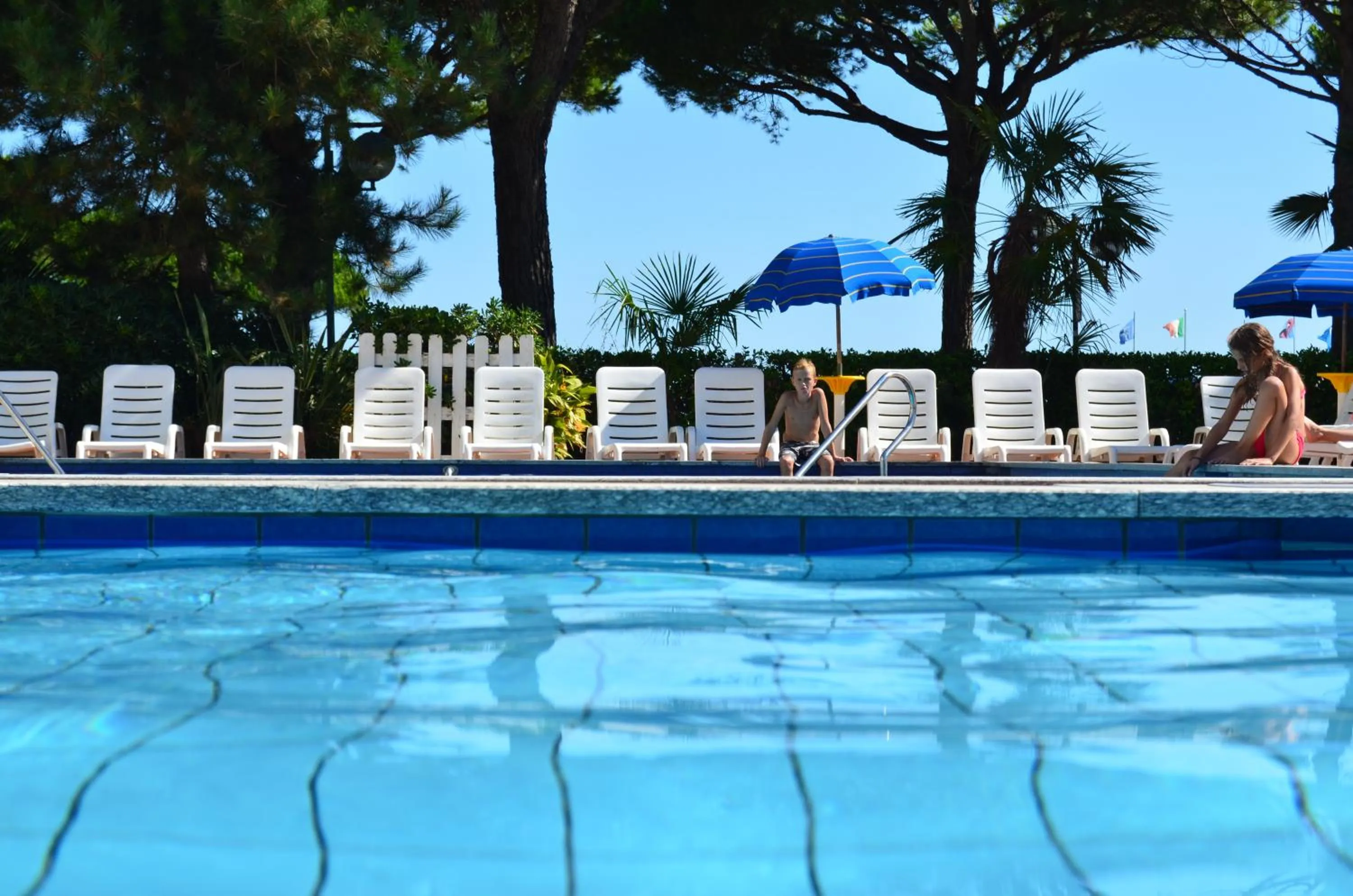 Swimming pool in Park Hotel Perù ***S