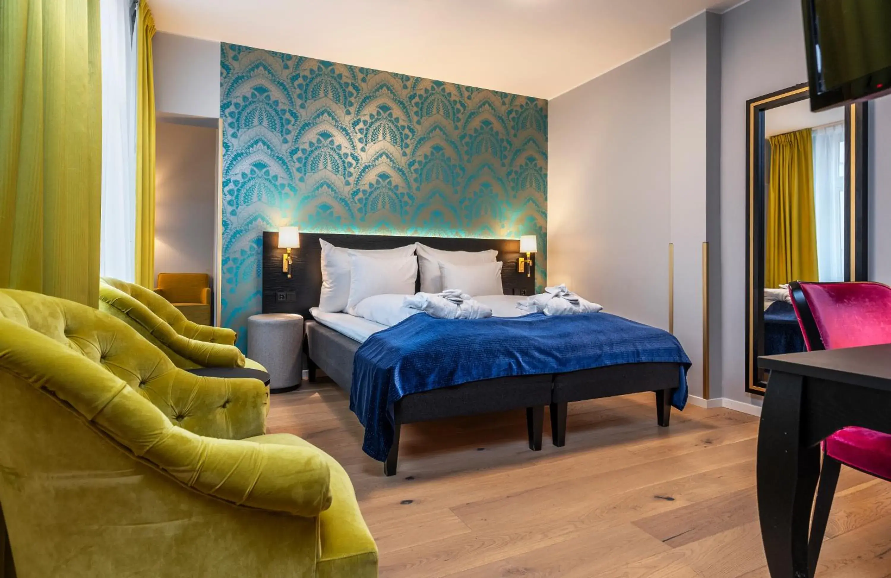 Bed in Thon Hotel Rosenkrantz Bergen Bed in Thon Hotel Rosenkrantz Bergen