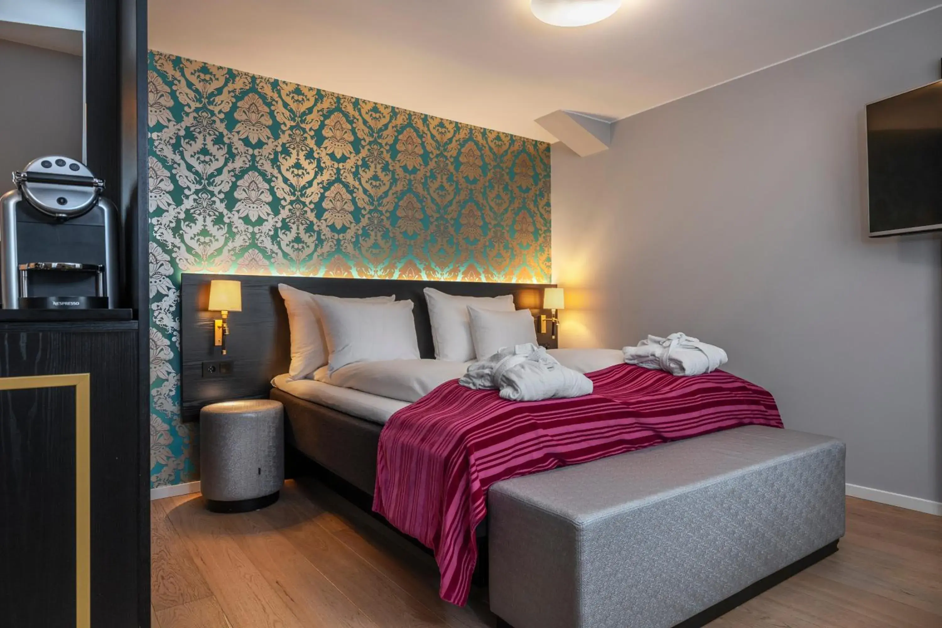 Bed in Thon Hotel Rosenkrantz Bergen Bed in Thon Hotel Rosenkrantz Bergen