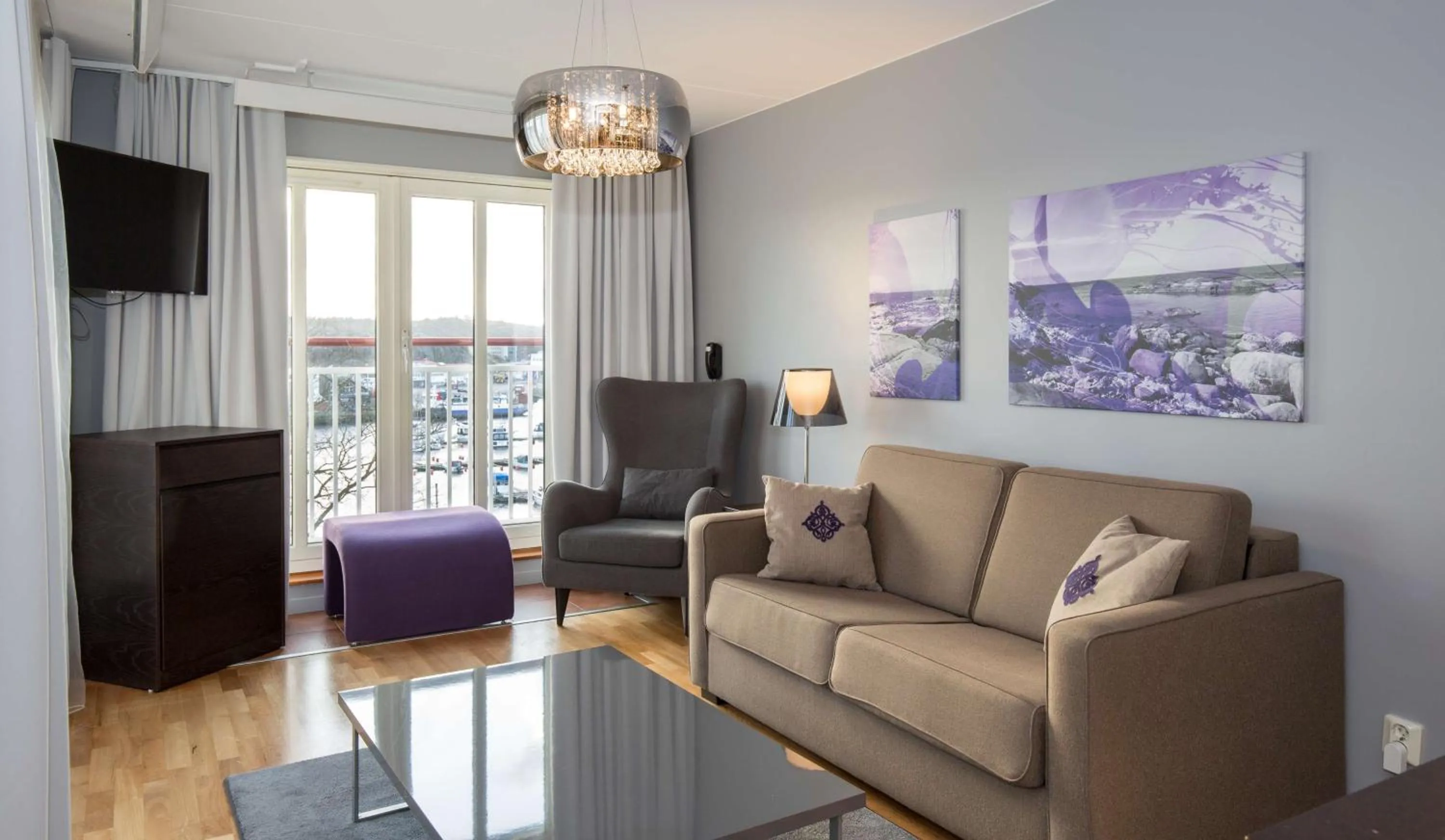 Bedroom in Scandic Laholmen