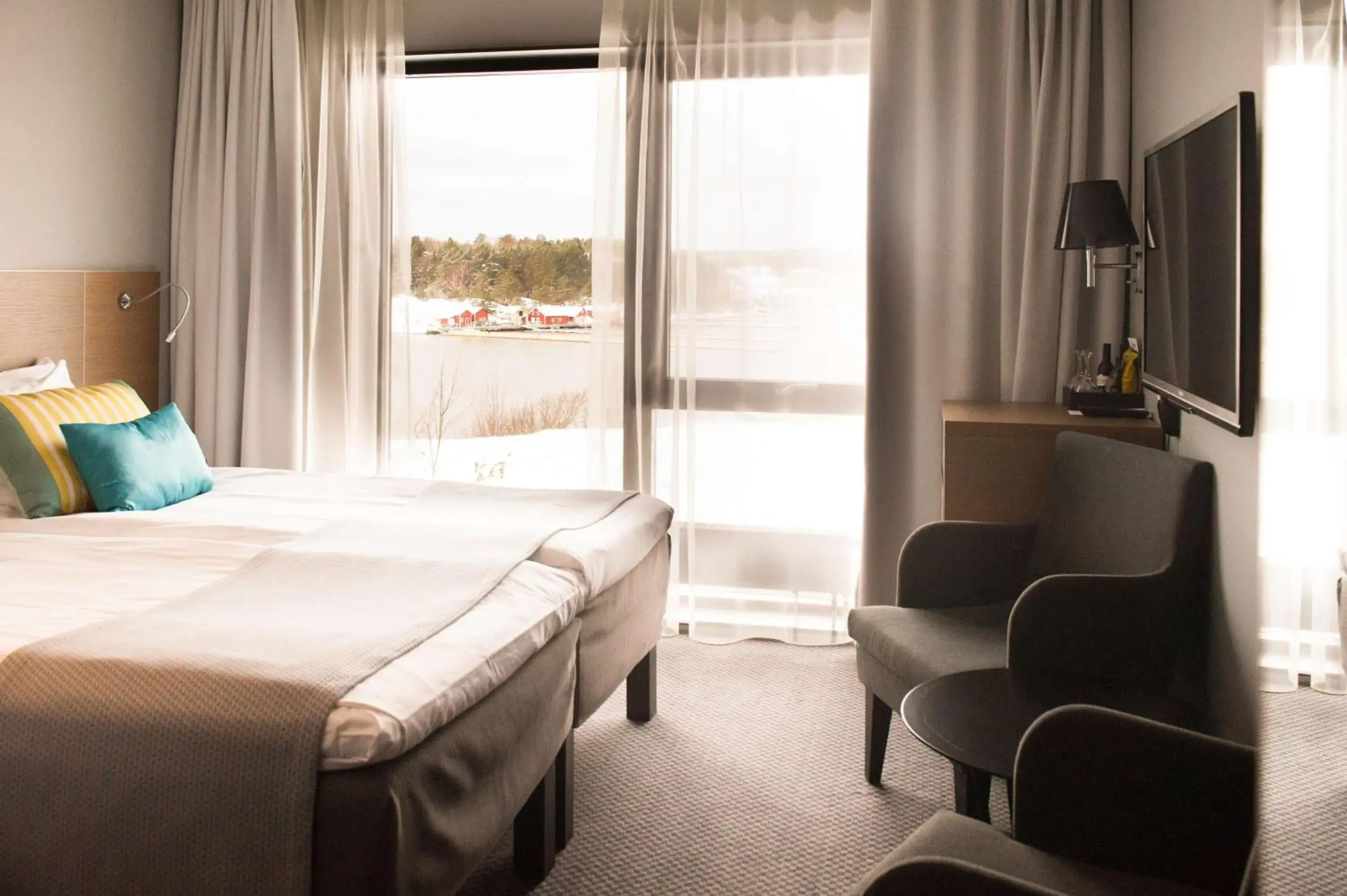 Bedroom, Bed in Scandic Laholmen Bedroom, Bed in Scandic Laholmen