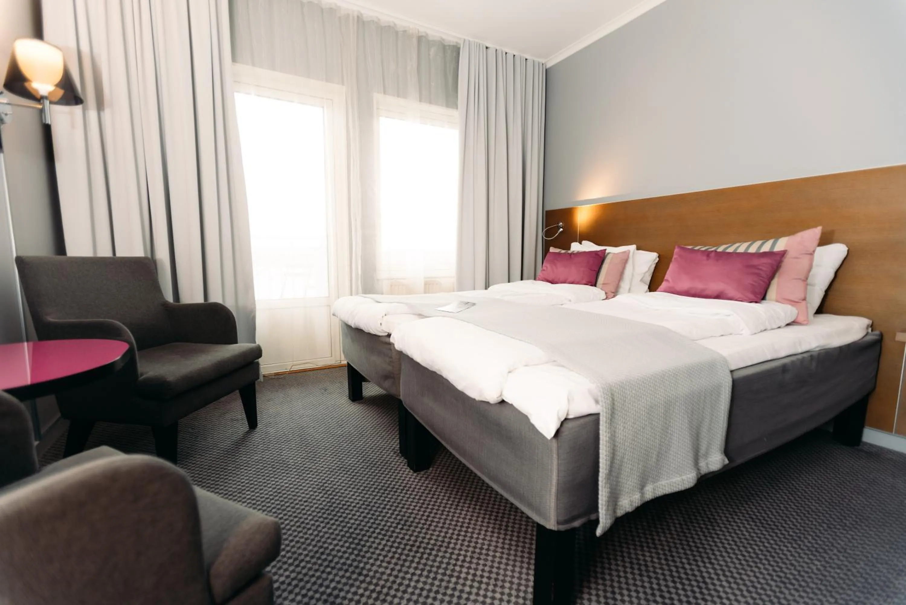 Bedroom, Bed in Scandic Laholmen