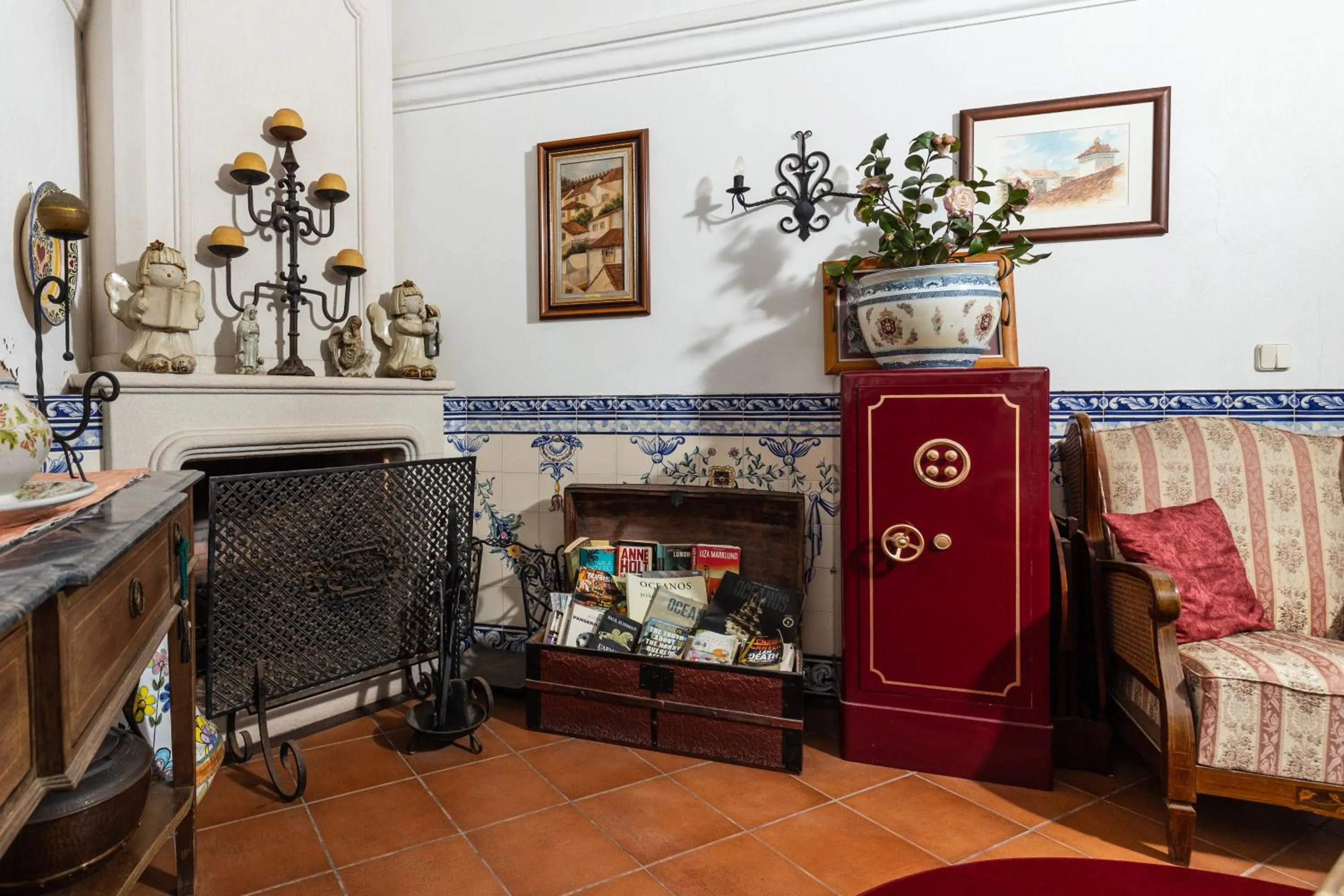 Living room in Casa de S. Thiago do Castelo