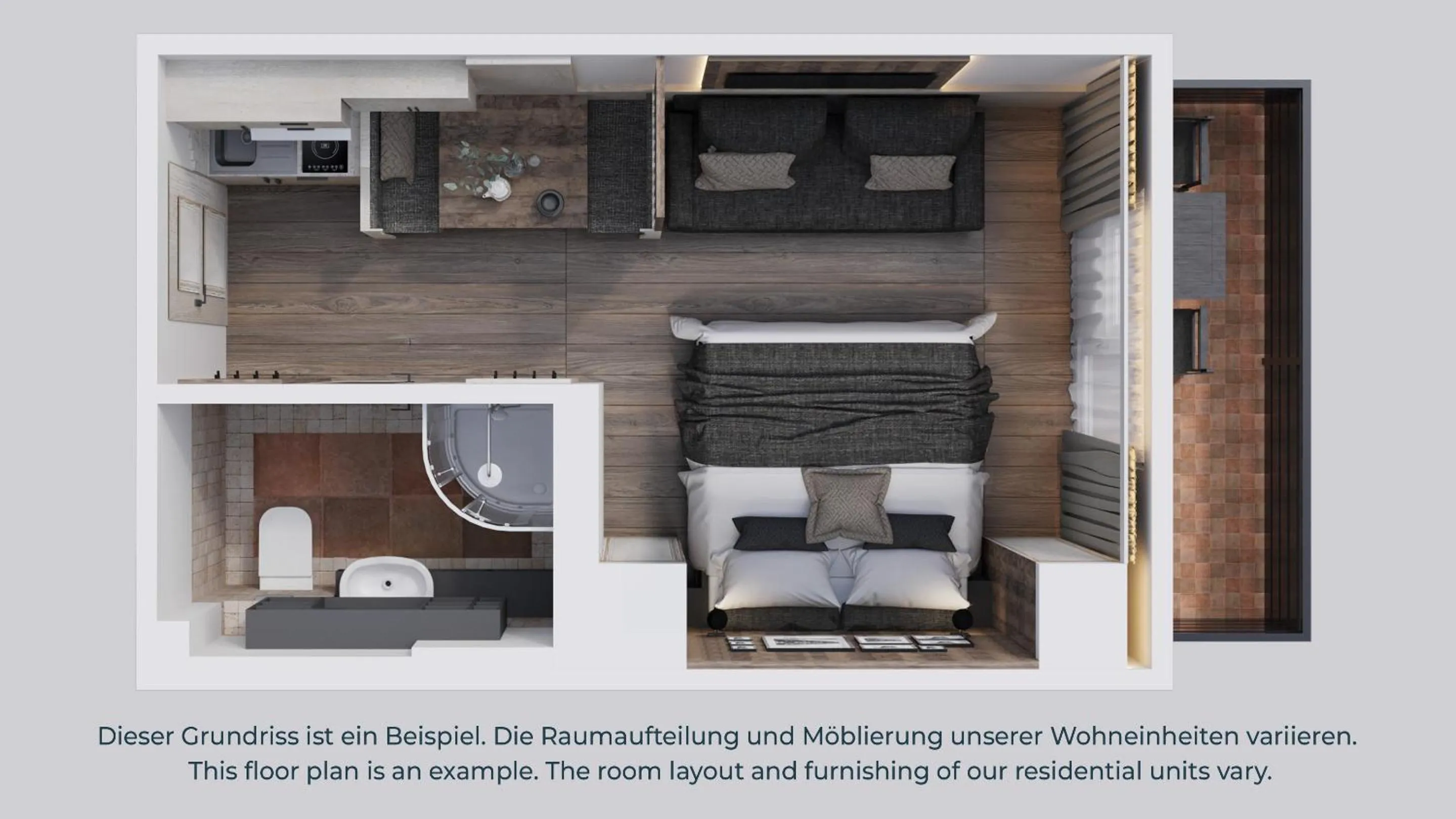 Floor plan in MONDI Hotel Axams
