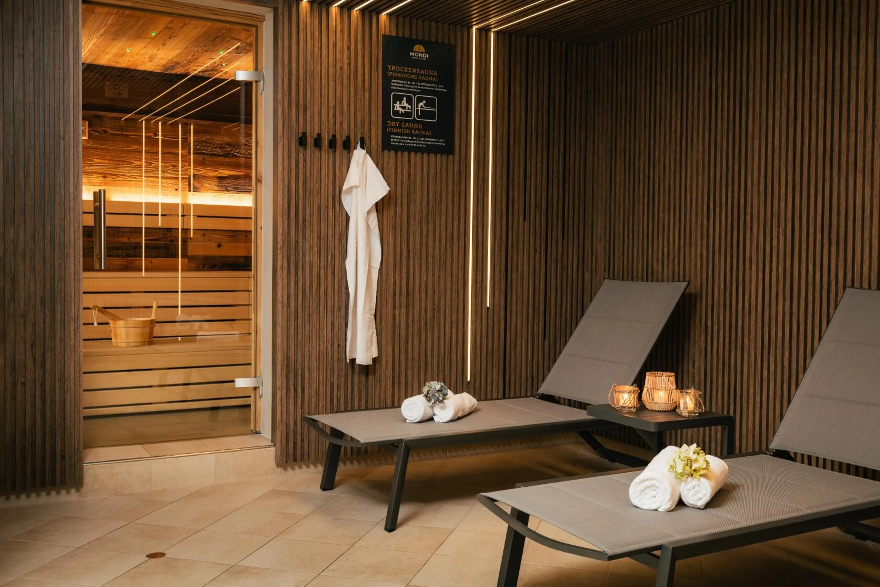 Sauna in MONDI Hotel Axams
