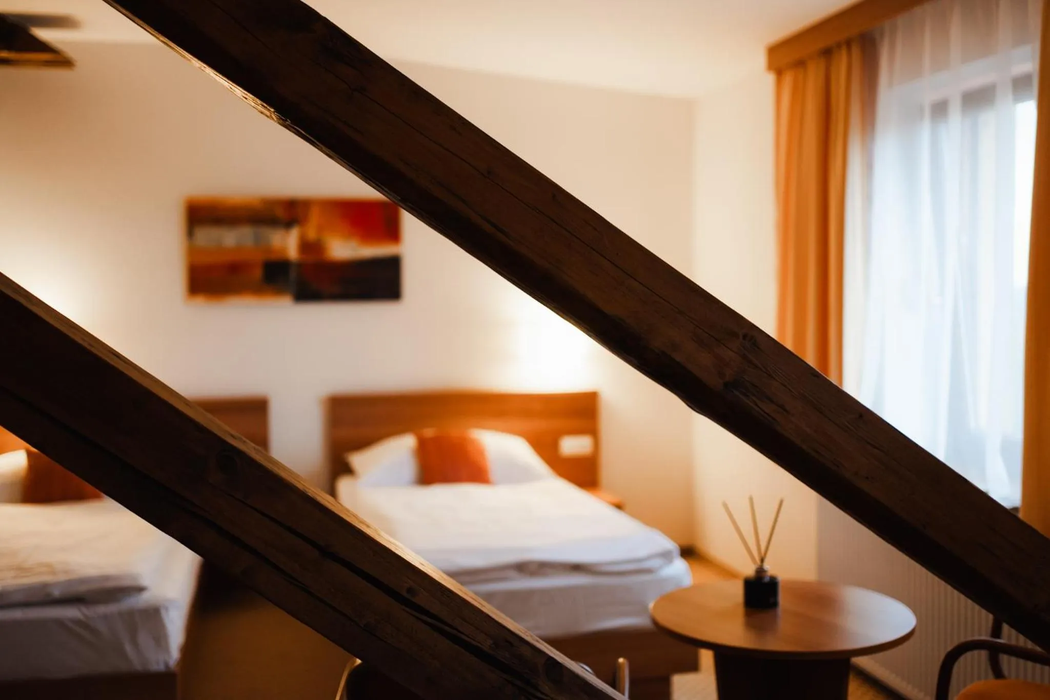 Bed in Hotel Kopanice