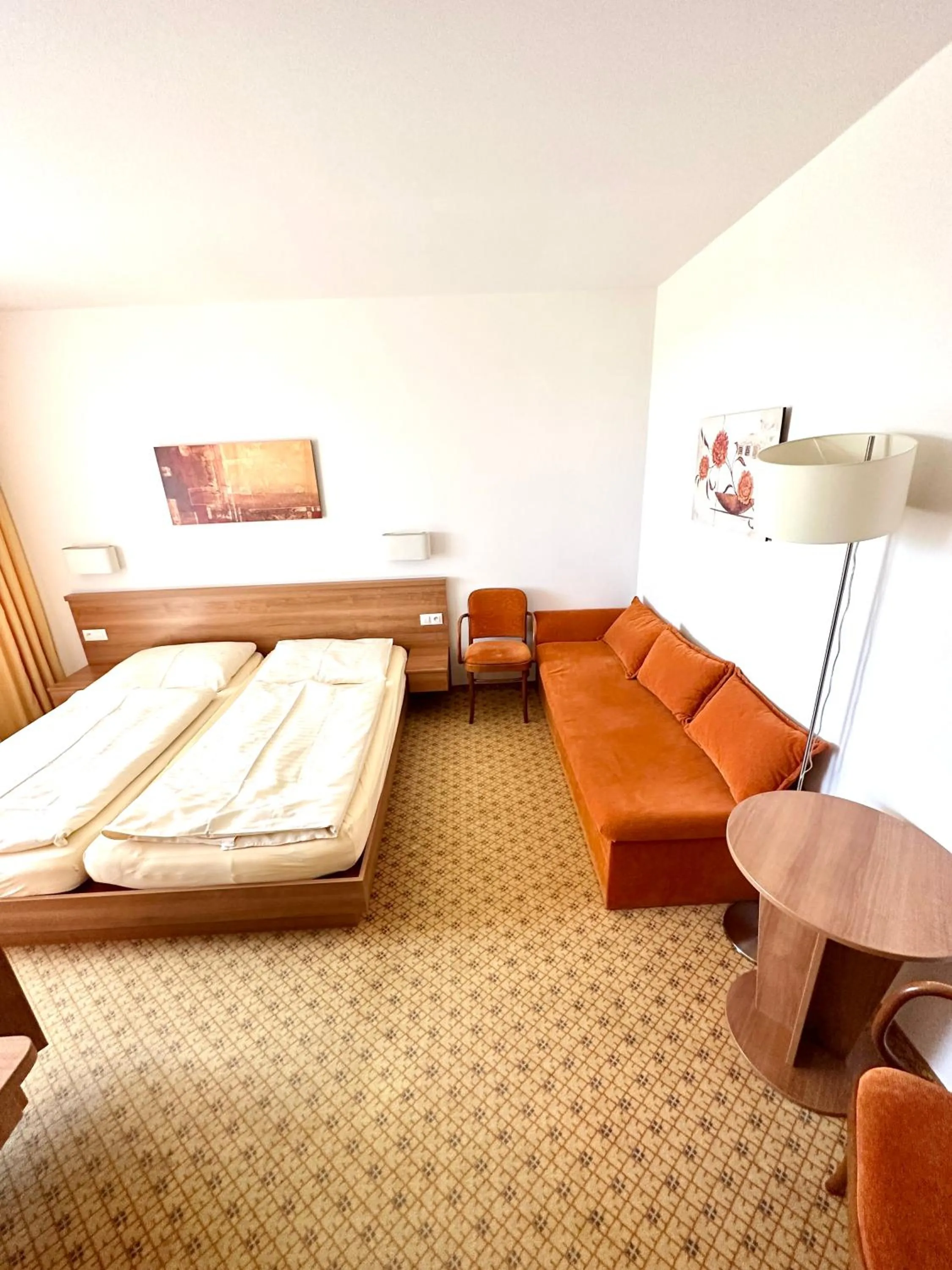 Bed in Hotel Kopanice