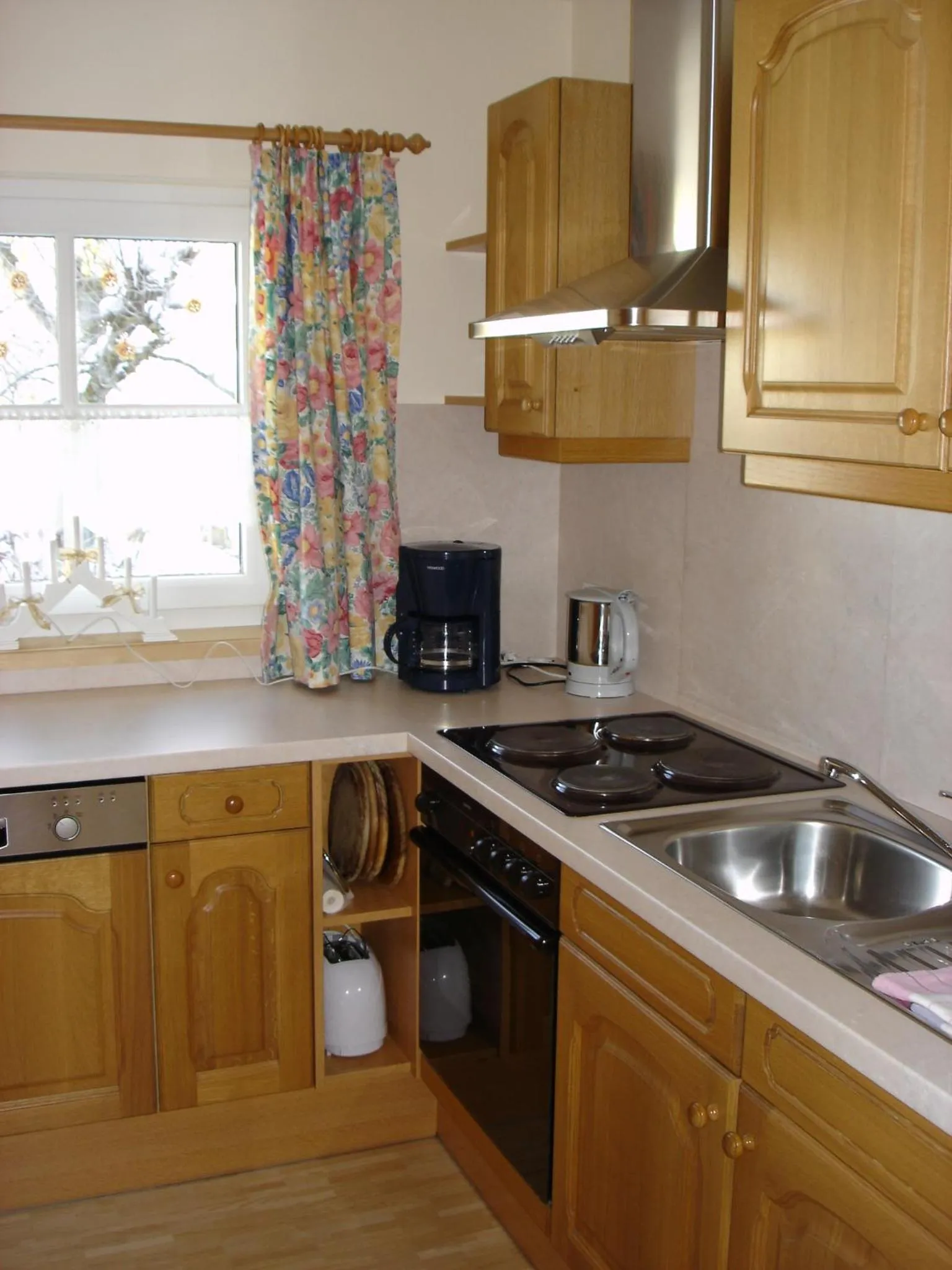 Kitchen or kitchenette in Appartements Ferienwohnungen Alpenblick