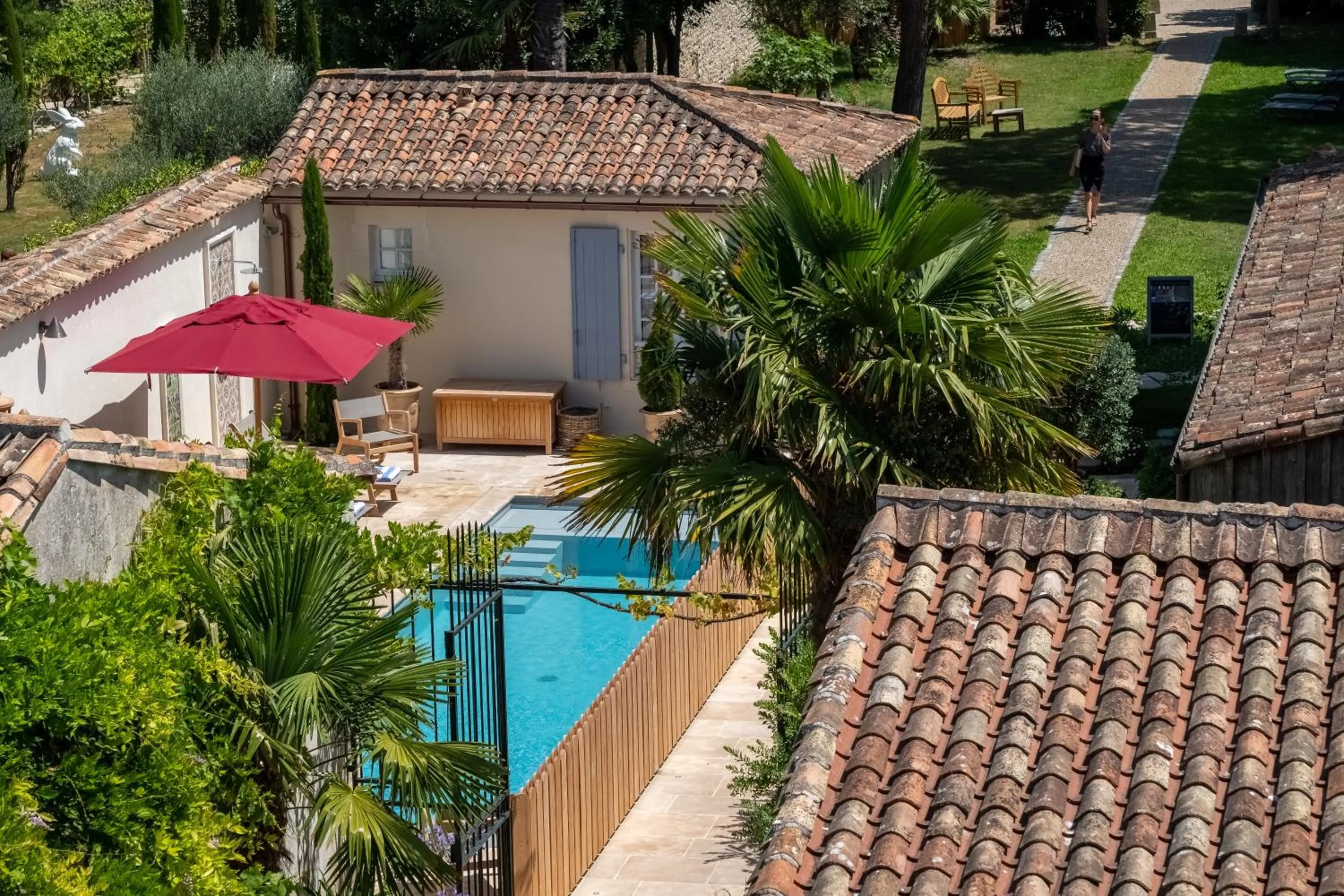 Garden view in La Baronnie Hôtel & Spa - Teritoria