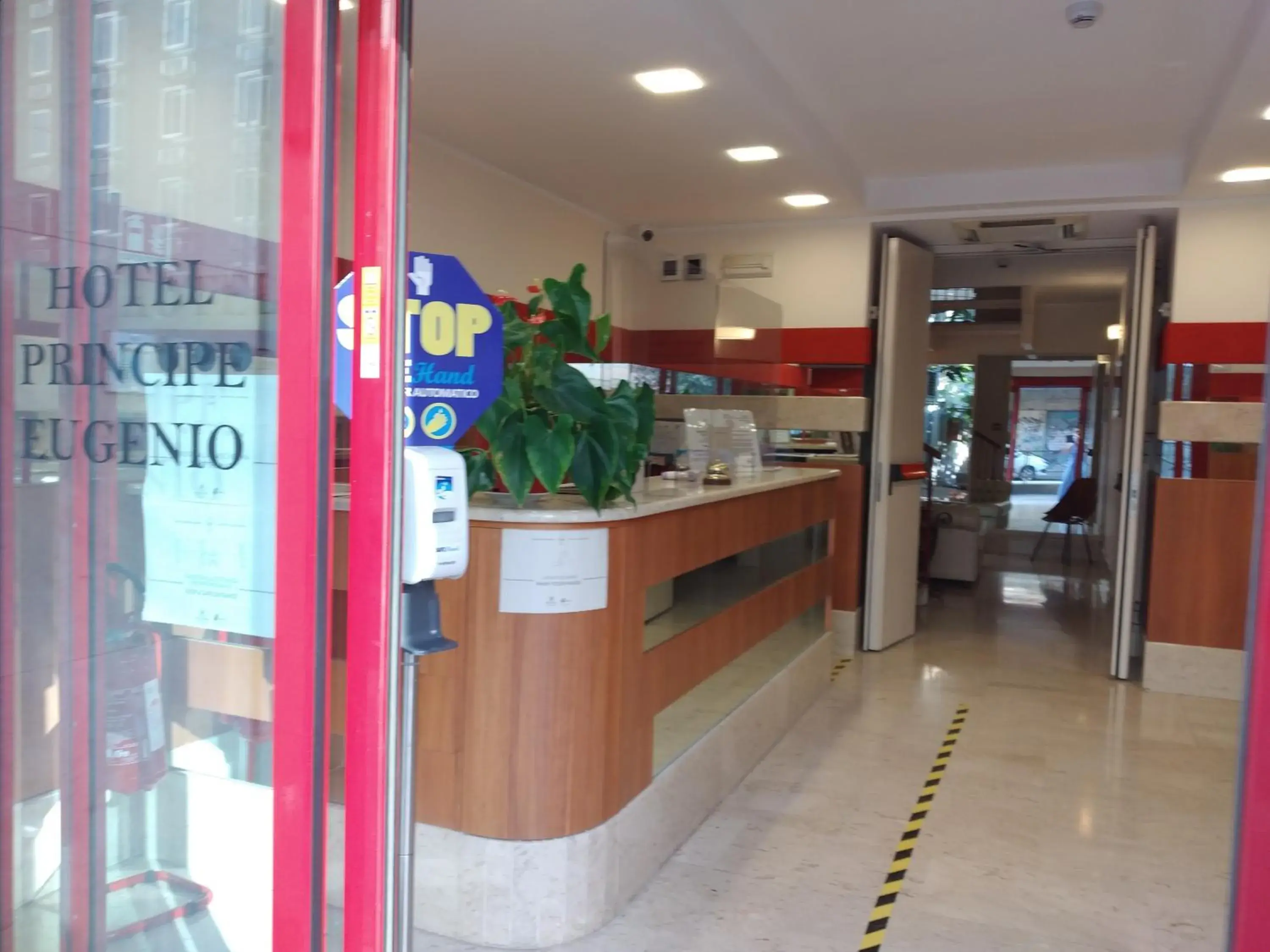 Lobby or reception in Hotel Principe Eugenio Lobby or reception in Hotel Principe Eugenio