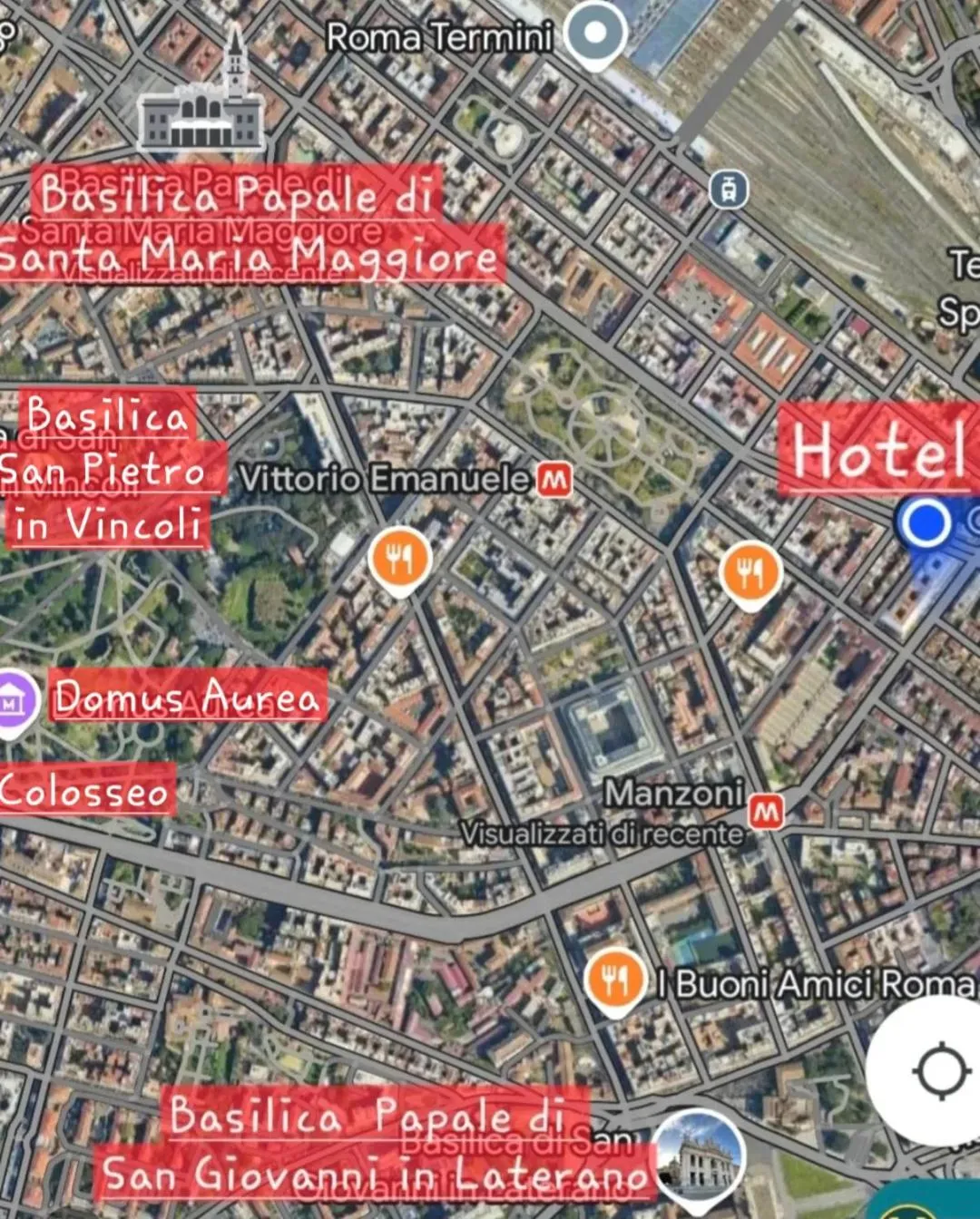 Nearby landmark in Hotel Principe Eugenio