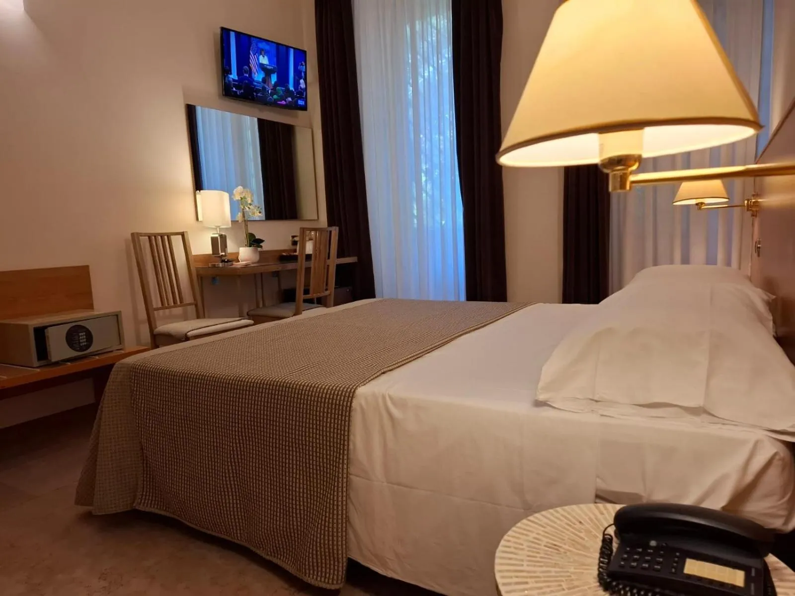 Bedroom, Bed in Hotel Principe Eugenio