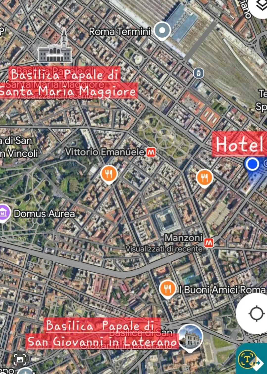 Nearby landmark in Hotel Principe Eugenio