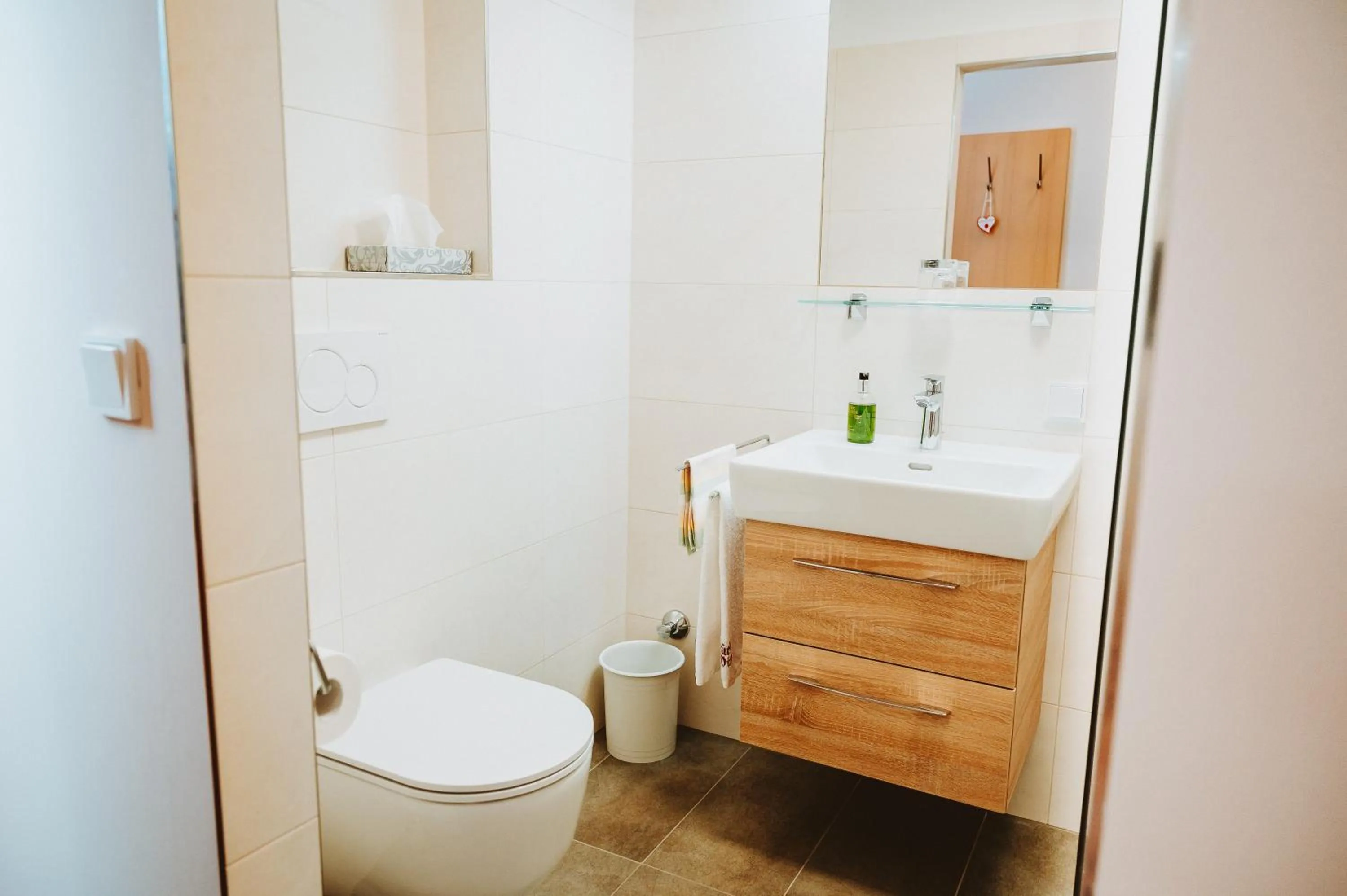 Toilet in Hotel Brücklwirt