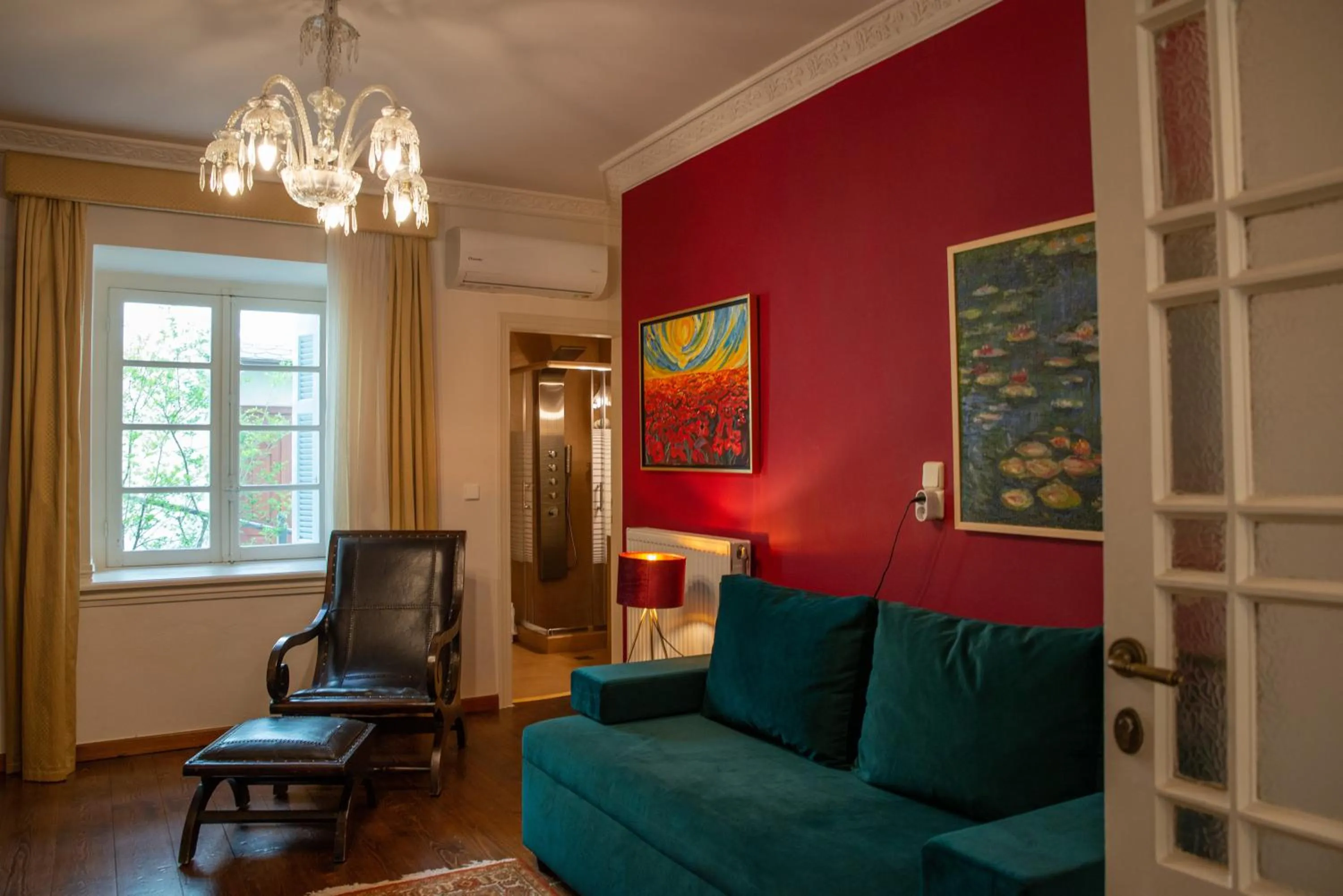 Living room in Archontiko Stamou