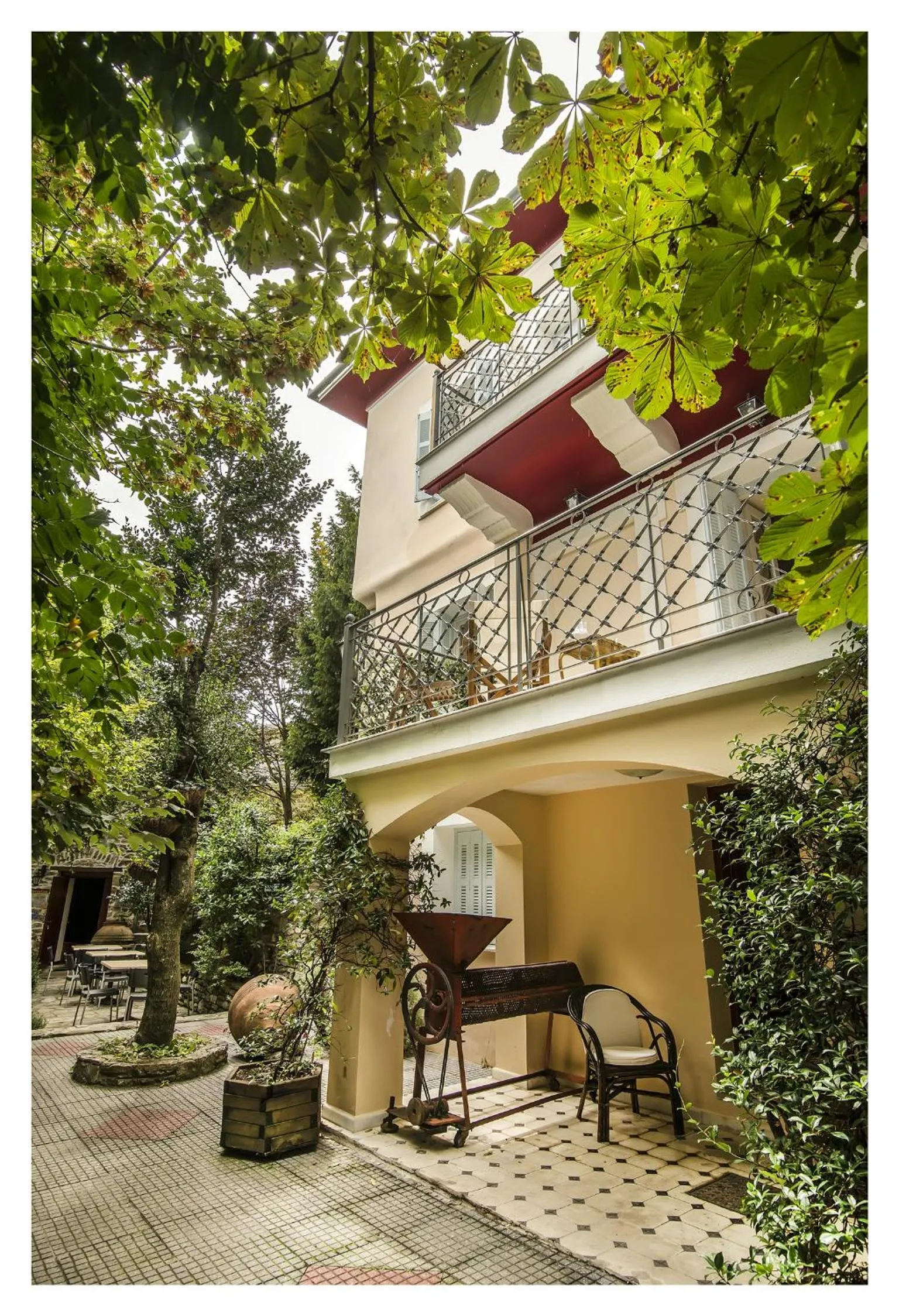 Facade/entrance in Archontiko Stamou