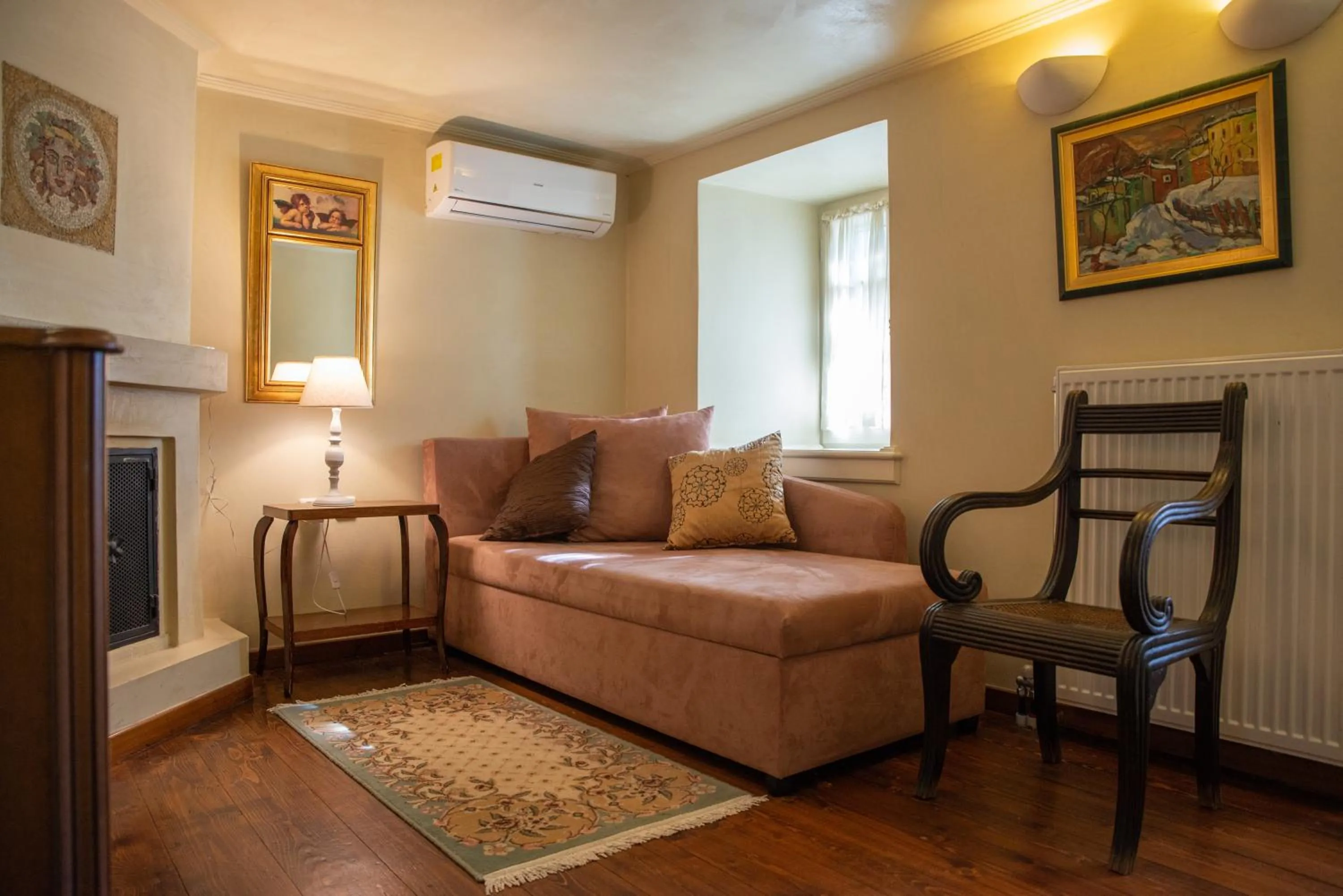 Living room in Archontiko Stamou
