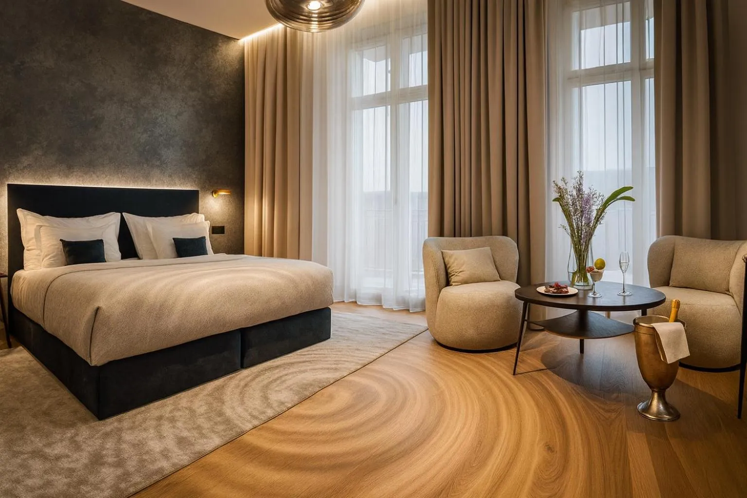 Decorative detail, Bed in Villa Patriot Boutique Hotel