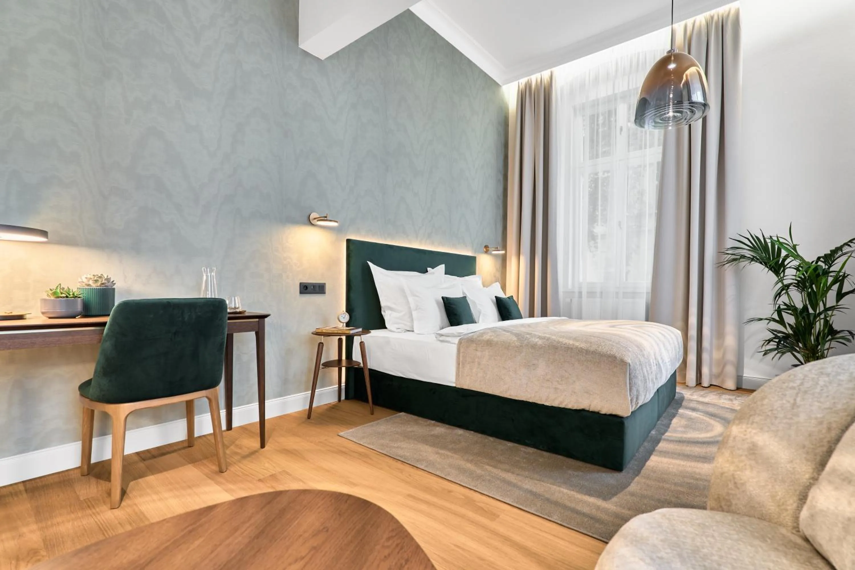 Living room, Bed in Villa Patriot Boutique Hotel